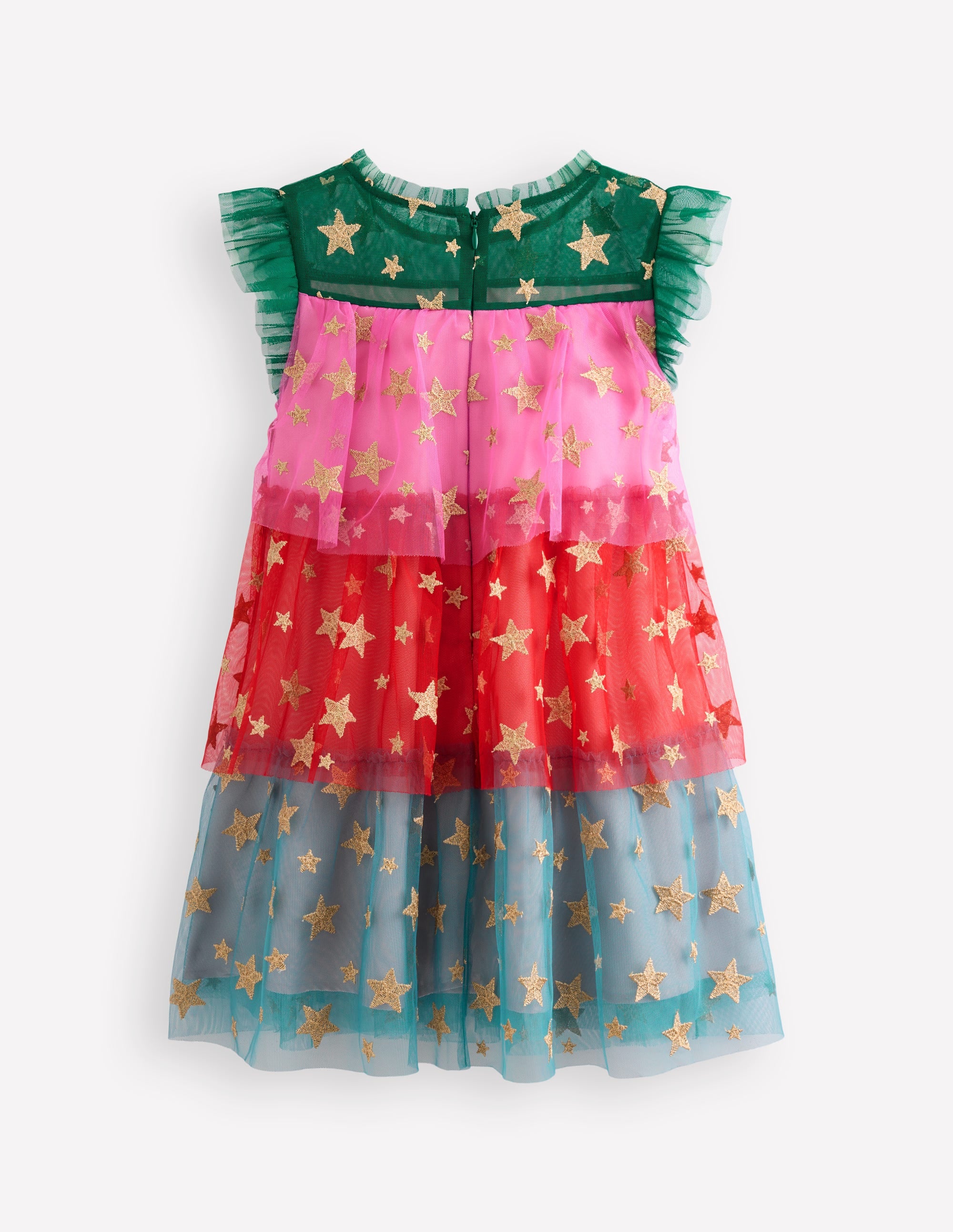 Gestuftes Tüllkleid-Bunt mit Sternen - Image 2
