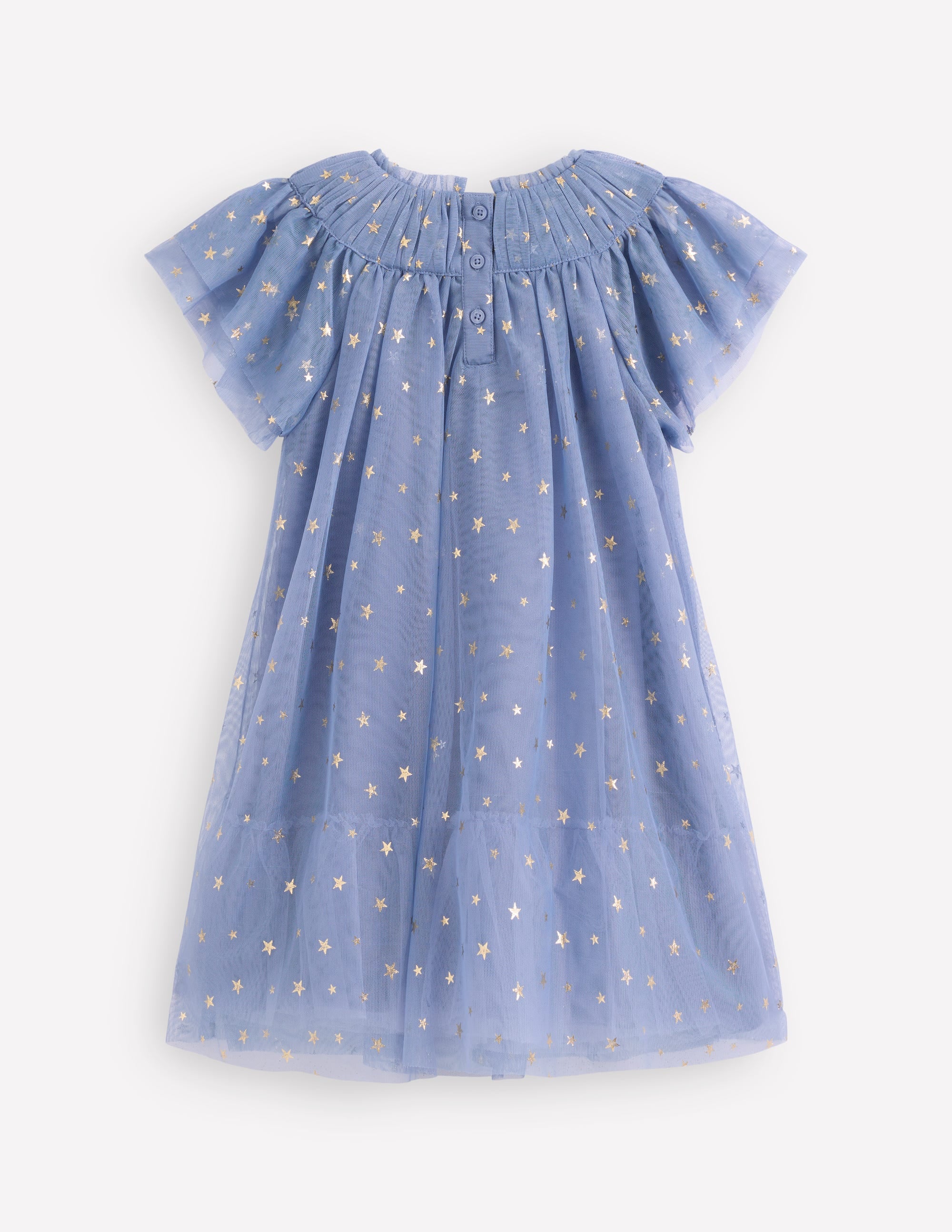 Gestuftes Tüllkleid-Elektrisierendes Blau - Image 5