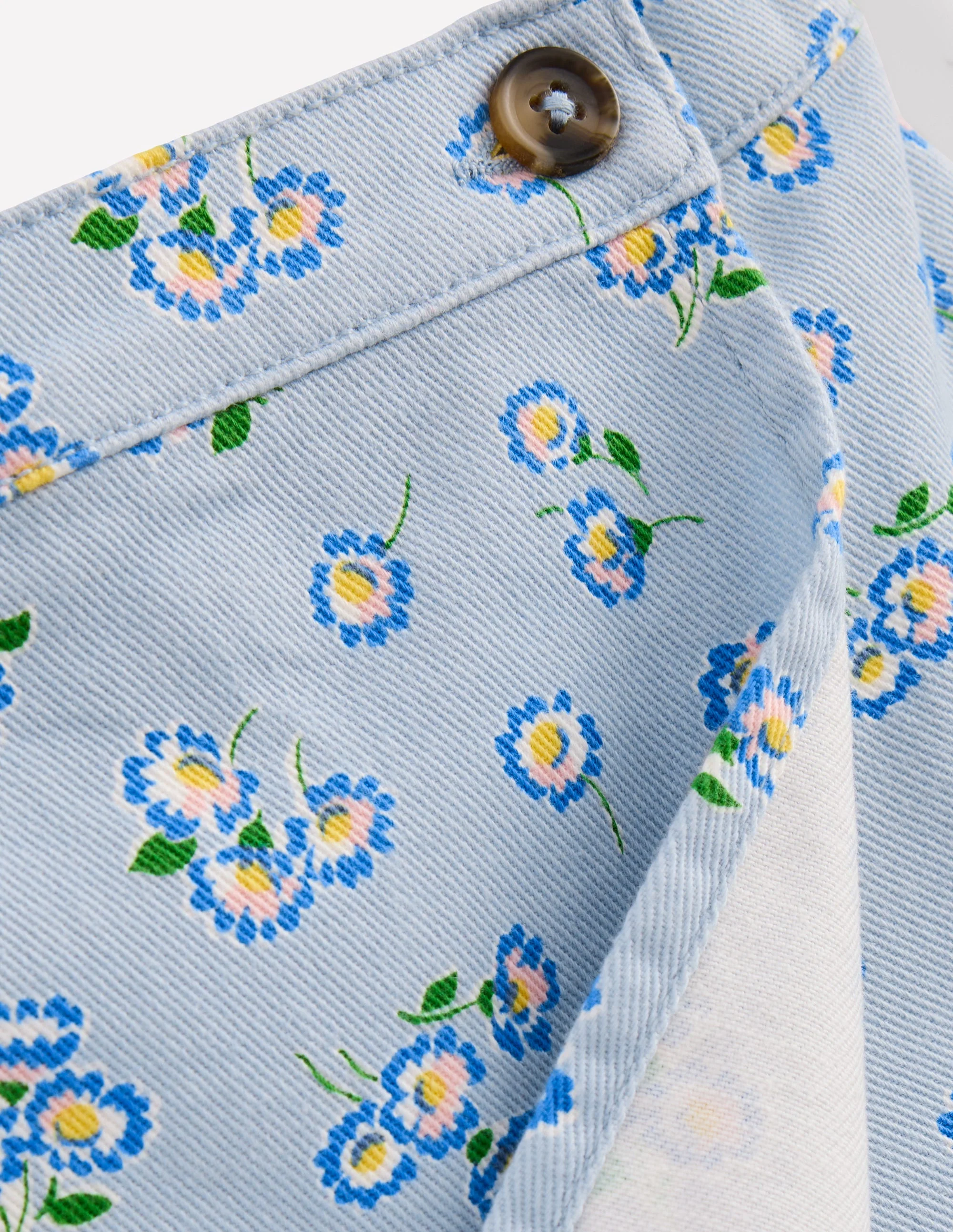 Gewebter Wickel-Skort-Nebelblau Gänseblümchen - Image 3
