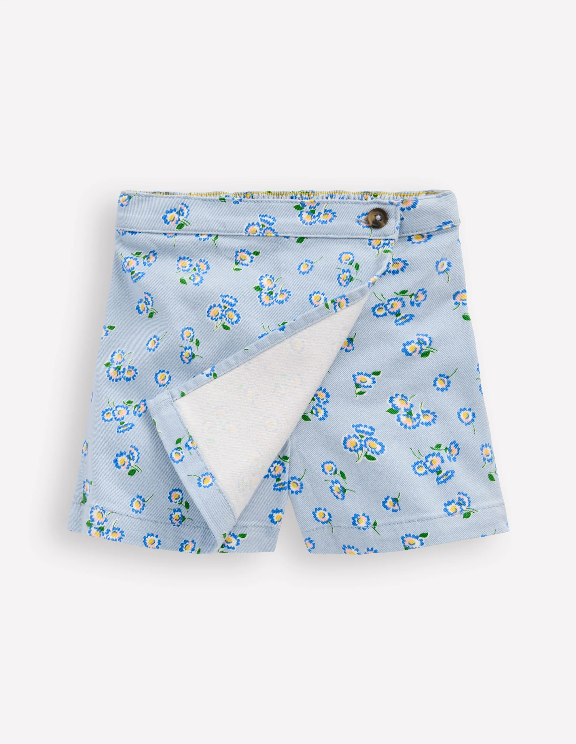 Gewebter Wickel-Skort-Nebelblau Gänseblümchen - Image 4