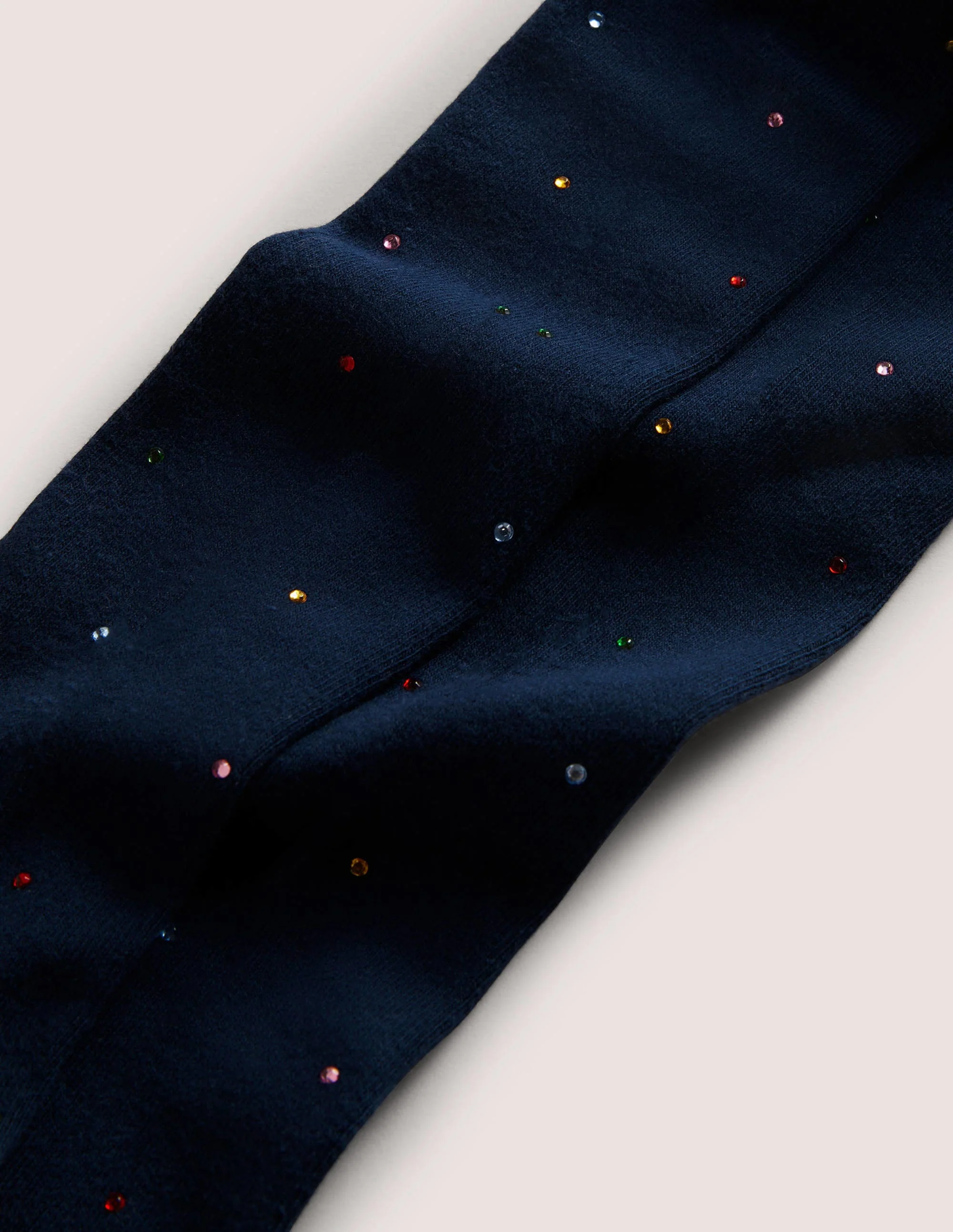 Glitzernde Strumpfhose-Schuluniform-Navy - Image 3