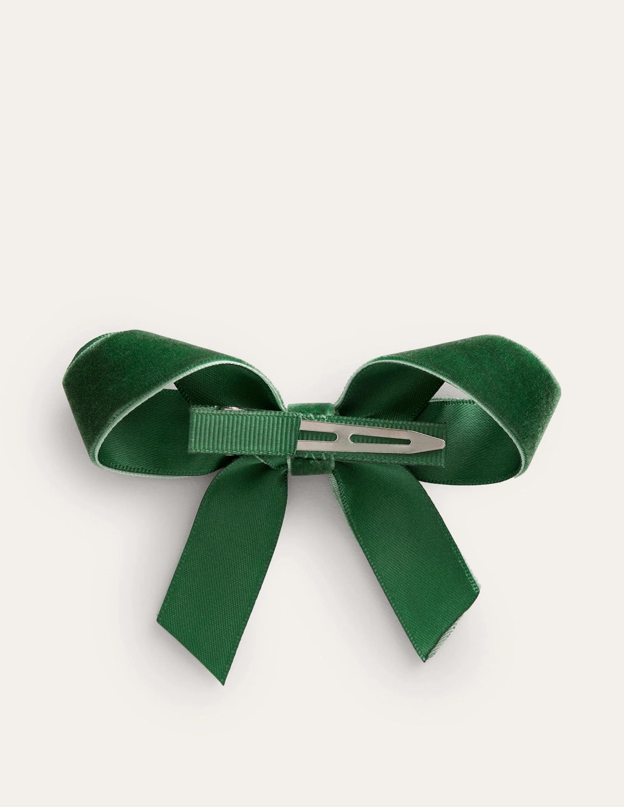 Große Haarspange mit Schleife-Grünes Tamburin - Image 2