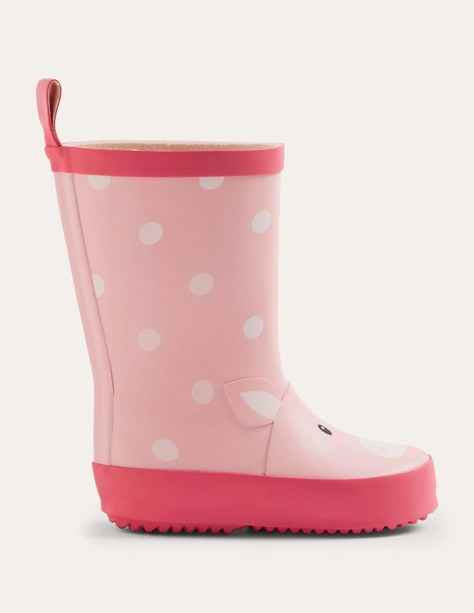 Gummistiefel (B.Mädchen)-Delfinrosa, Schweinchen