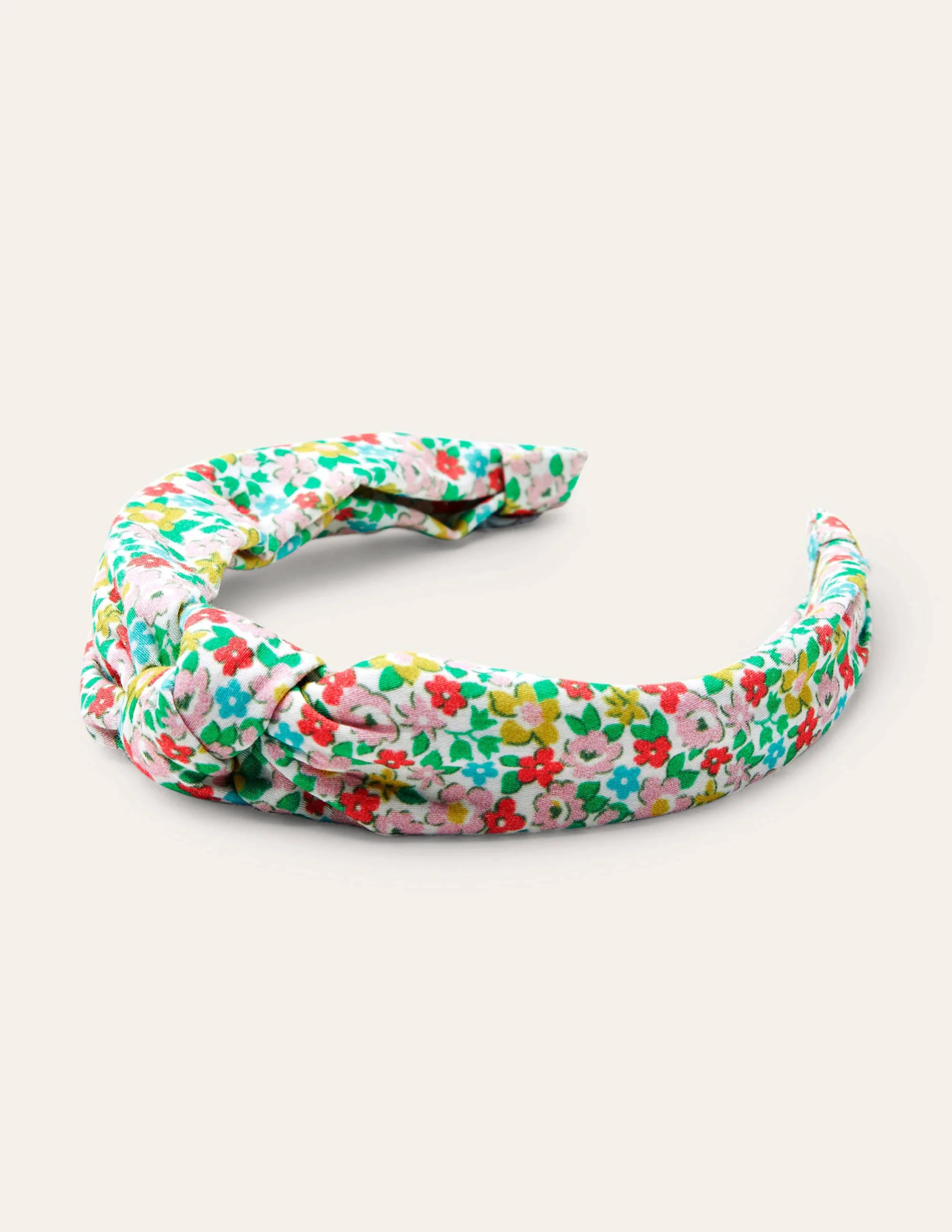 Haarband mit Knotendetail-Bunt, Frühlingsblumen - Image 2