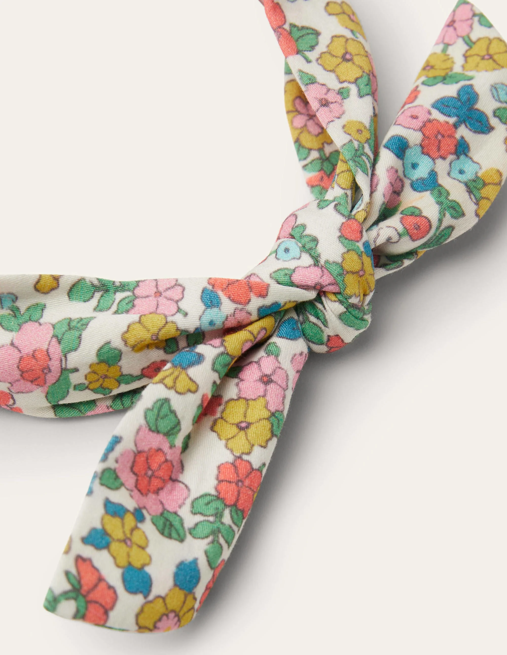 Haarreif mit Schleife und Knoten-Naturweiß, Vintage-Blumenbeet - Image 2
