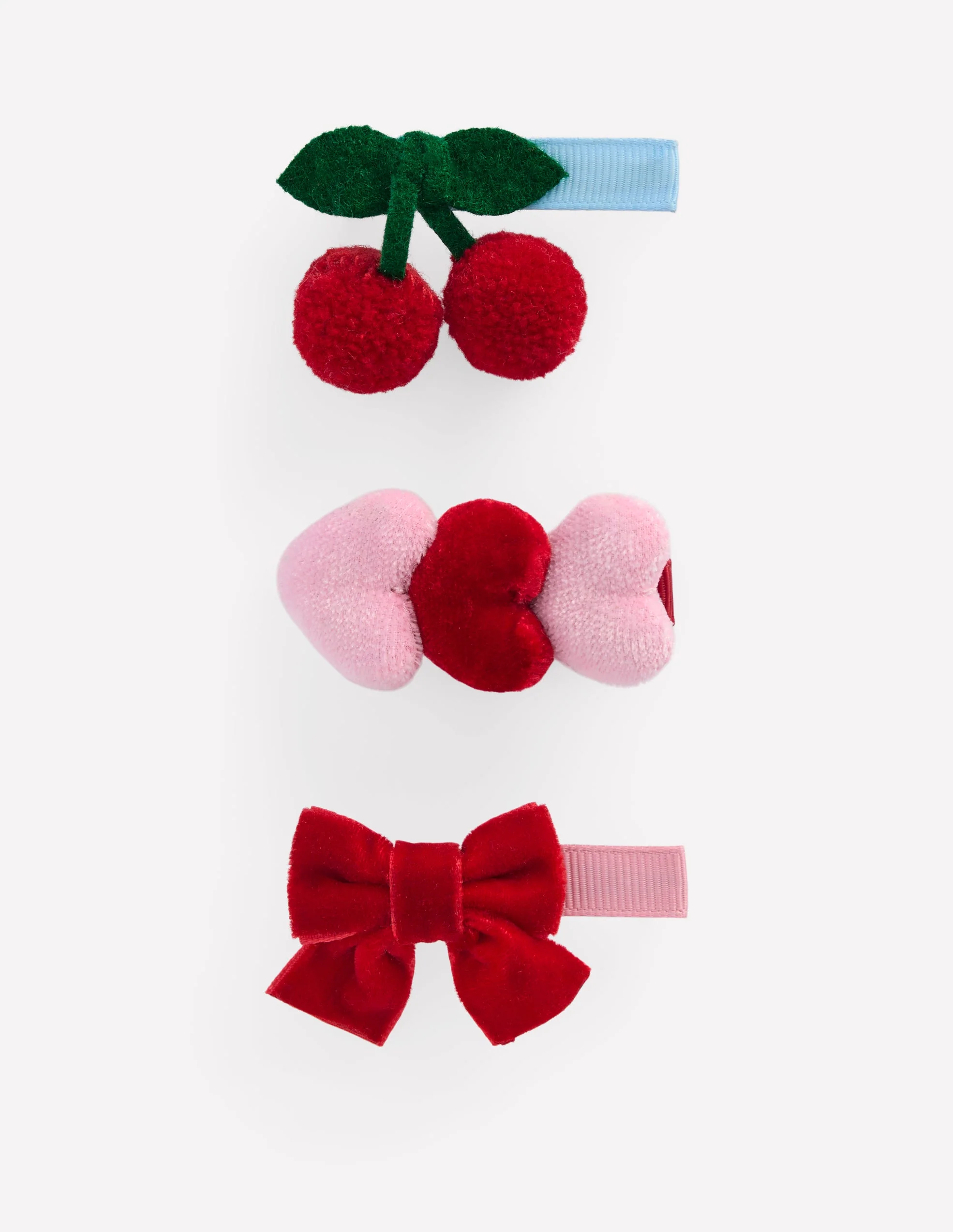 Haarspangen im 3er-Pack-Hübsches Rosa