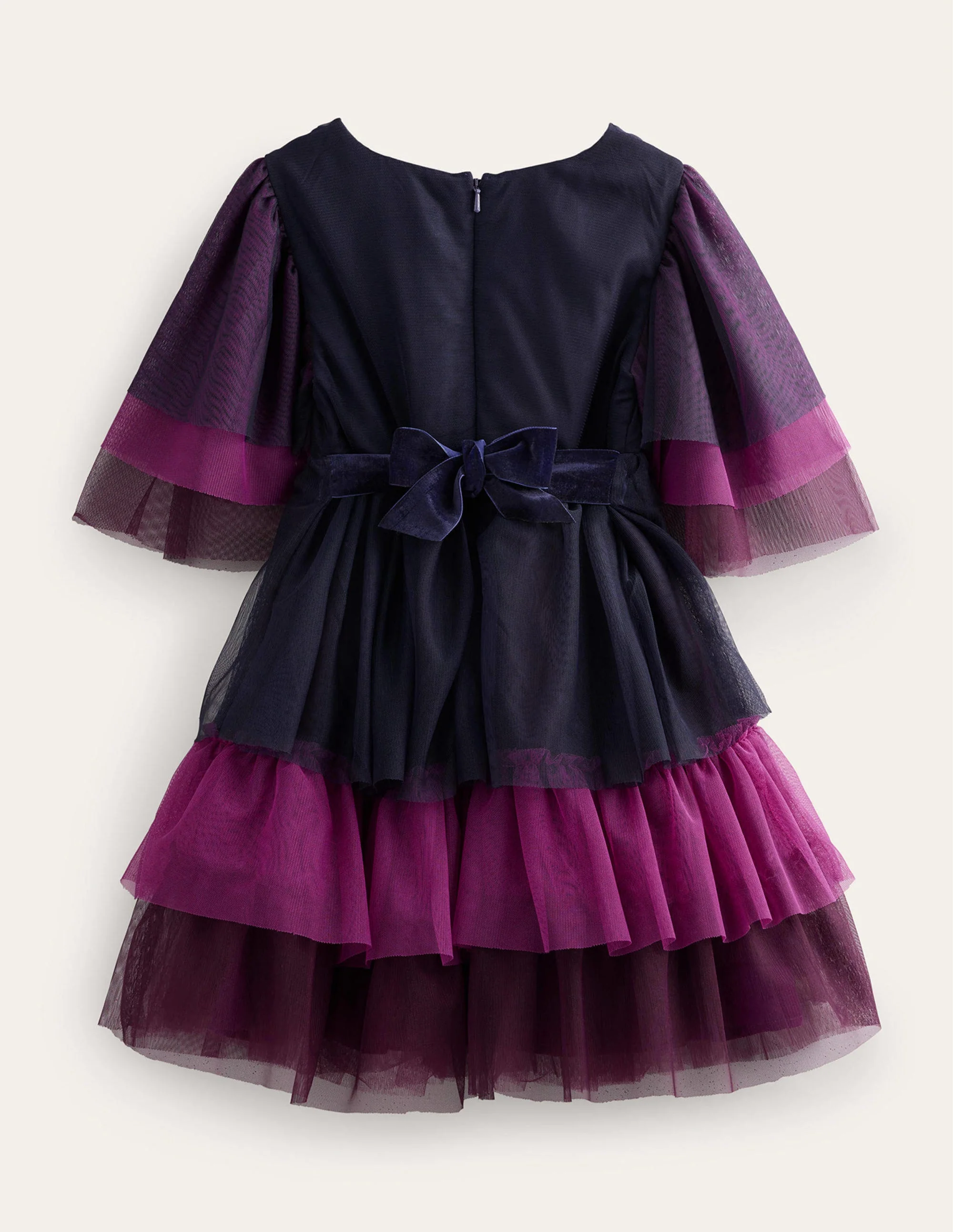 Halloween-Tüllkleid-Chrysanthemen-Lila - Image 2