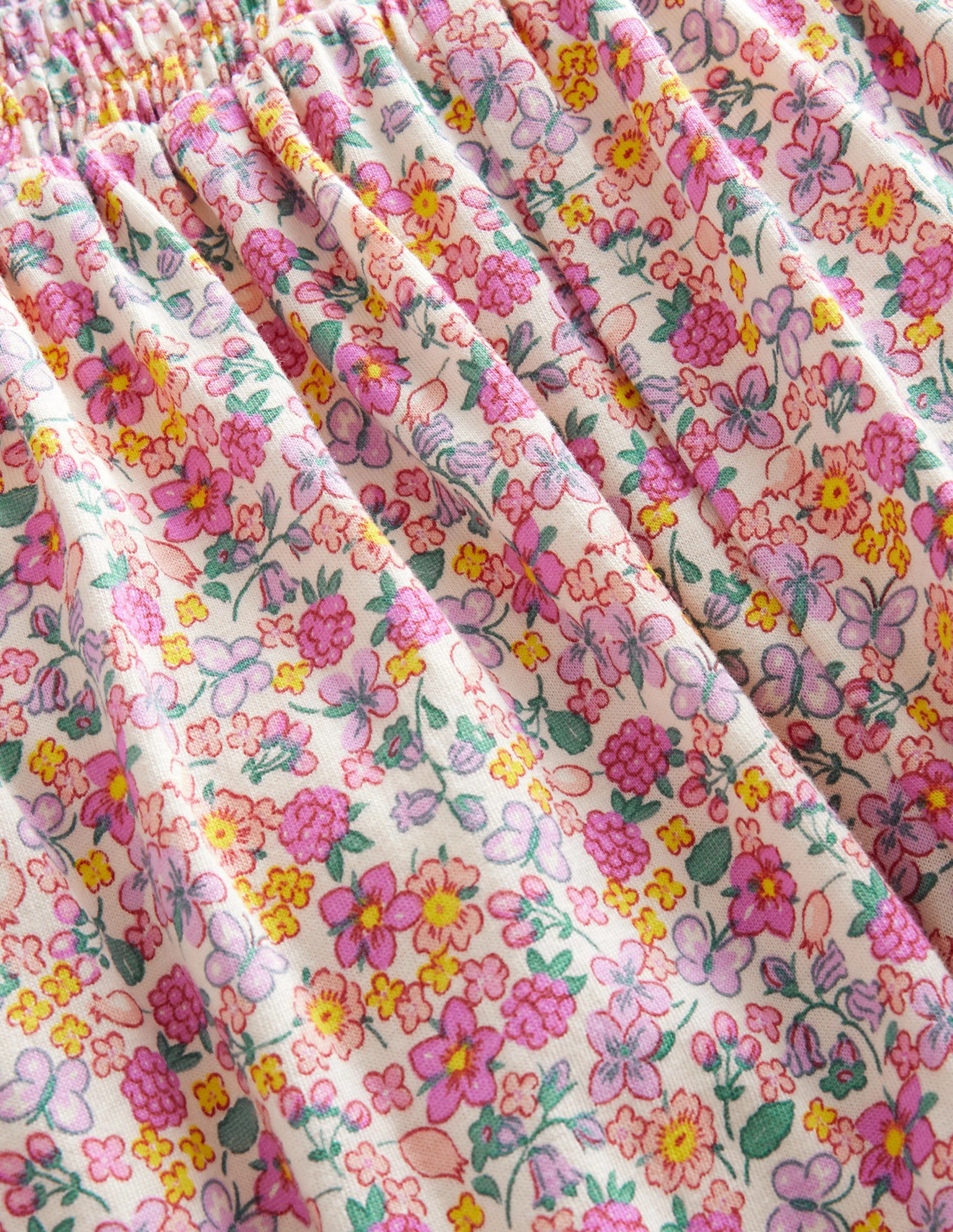 Haremshose aus Jersey-Helles Blütenrosa, Blumen - Image 3