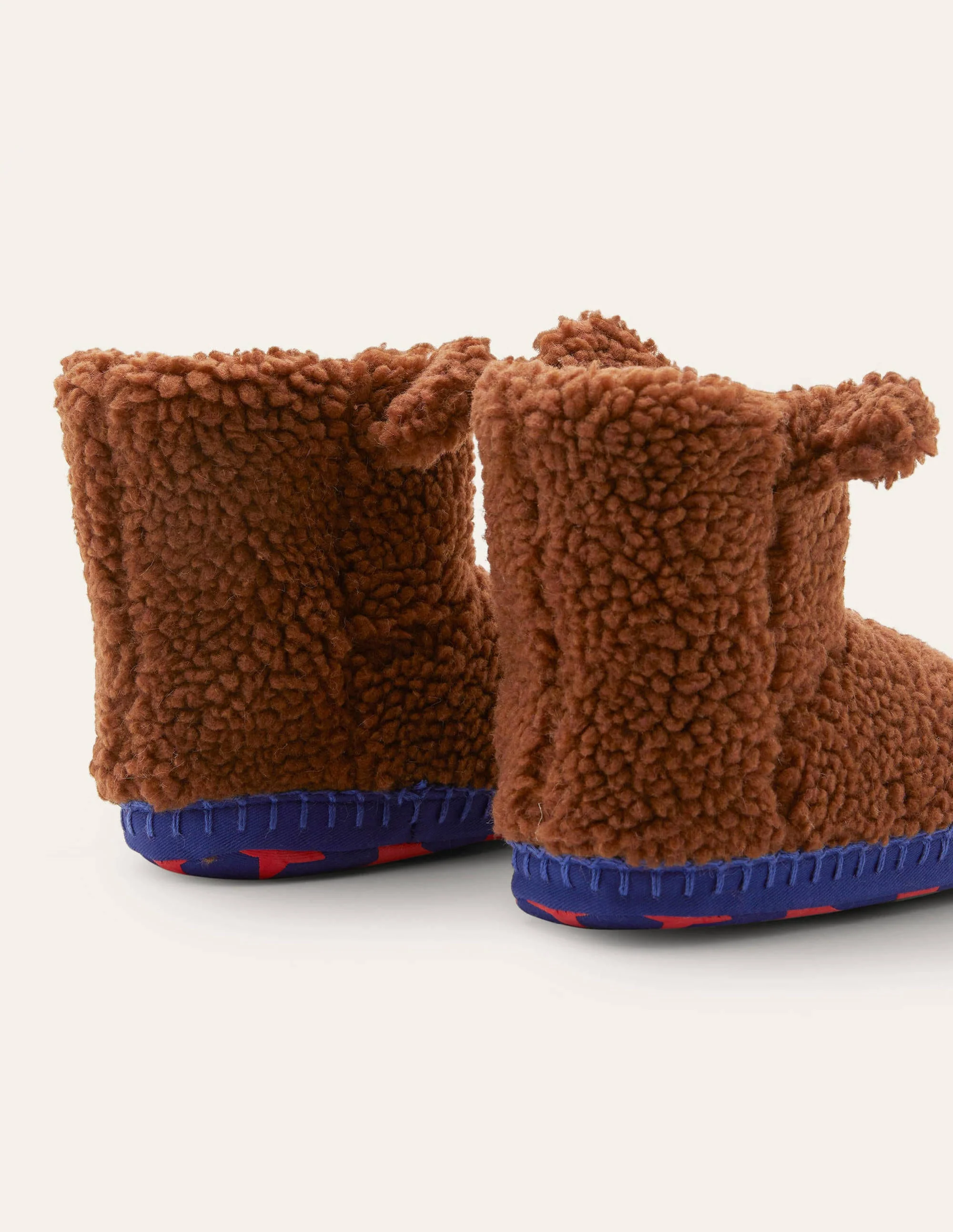 Hausschuhstiefel-Braun, Bär - Image 3