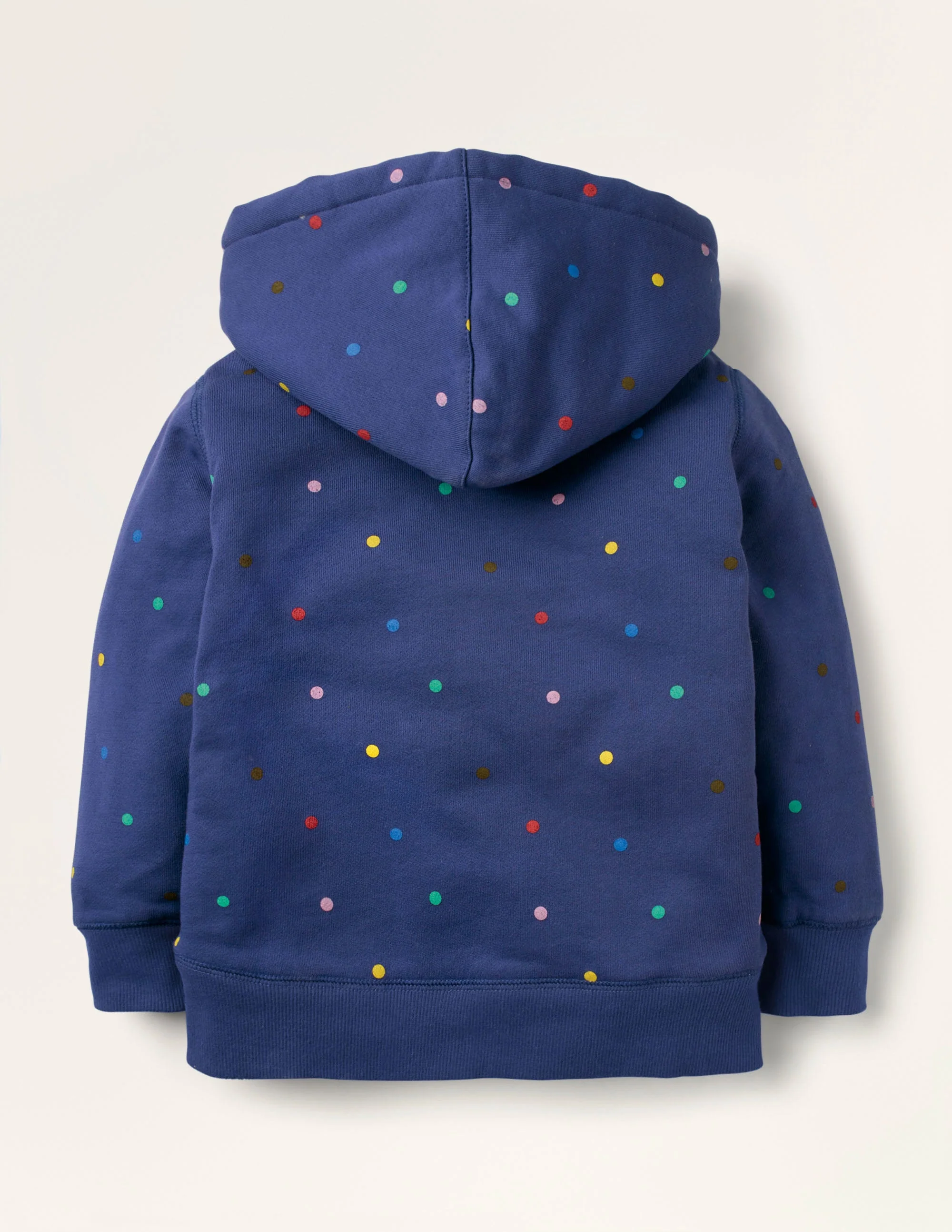 Hoodie mit kuscheligem Futter-Segelblau/Bunt, Getupft - Image 2