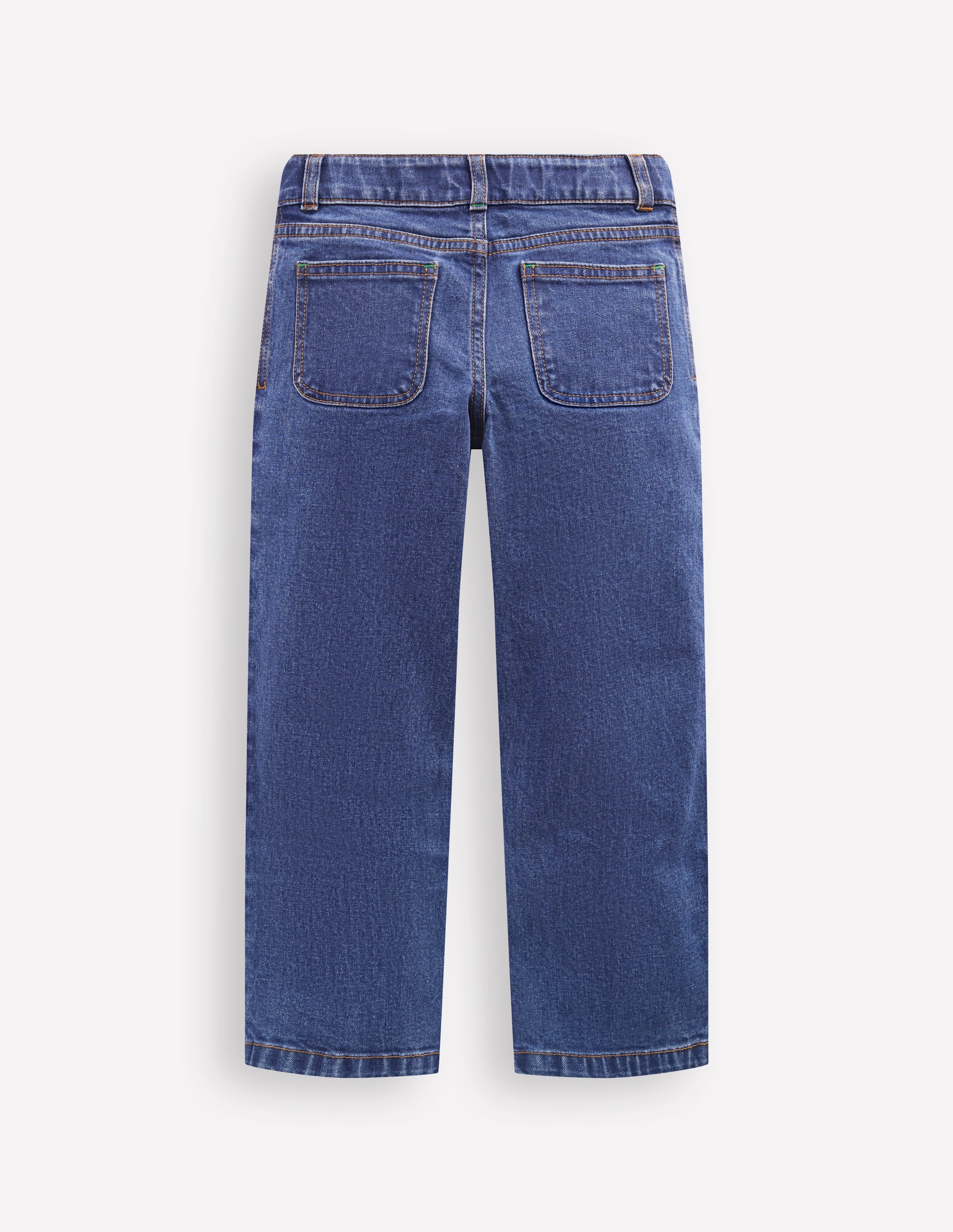 Hose mit aufgesetzten Taschen-Mittlere Waschung Denim - Image 2