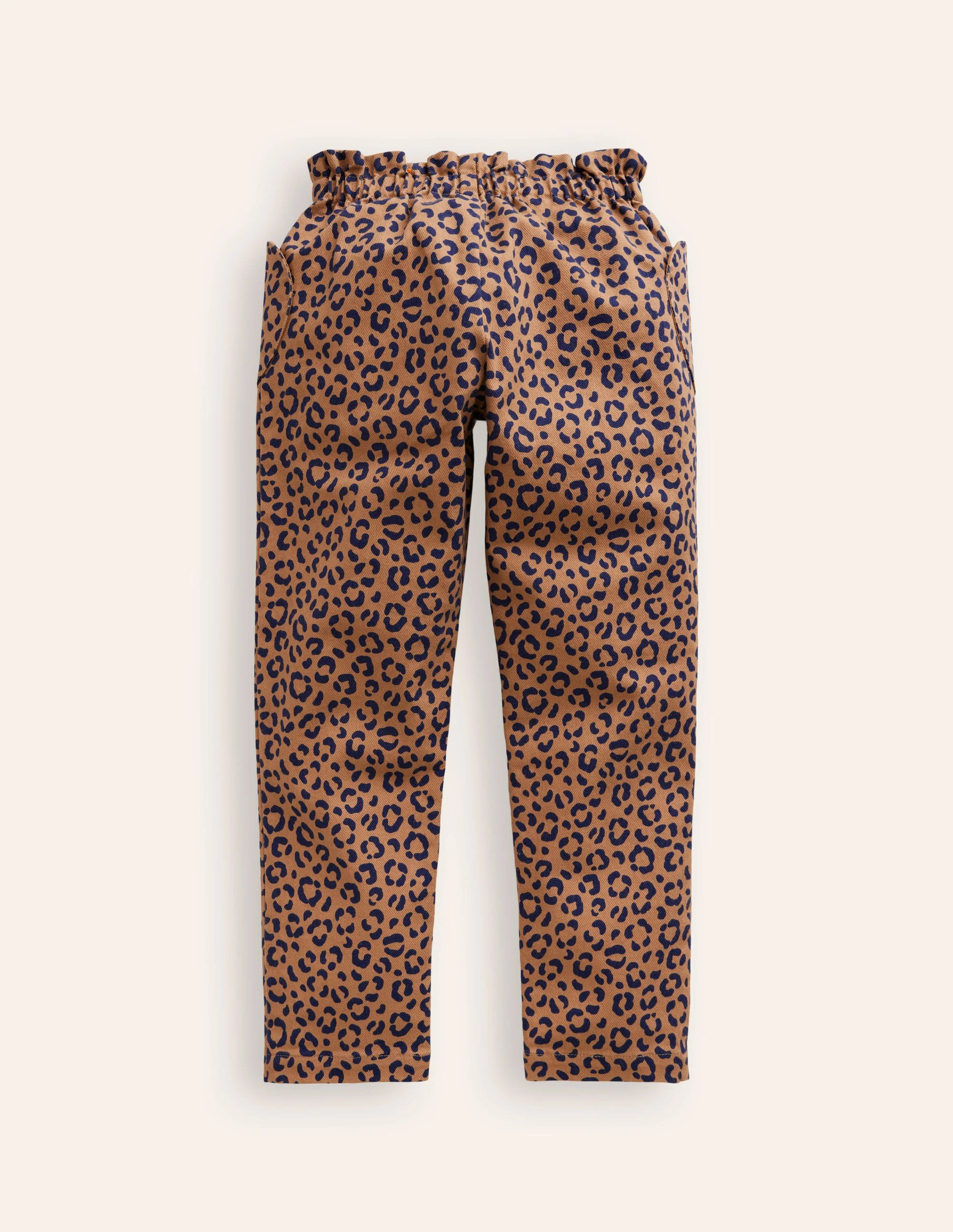Hose zum Hineinschlüpfen mit herzförmigen Taschen-Mohair, Leopardenmuster - Image 6