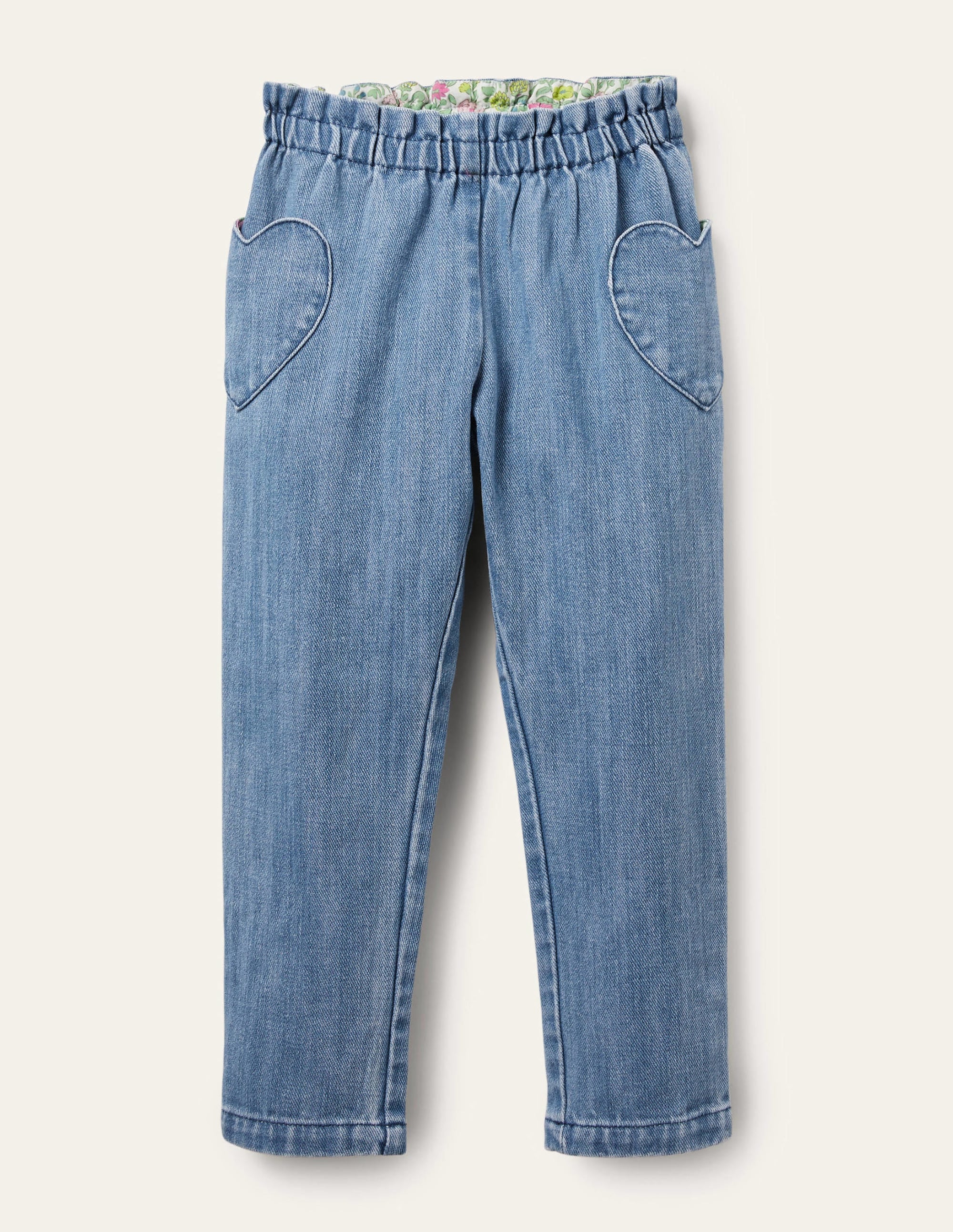 Hose zum Hineinschlüpfen-Mittleres Vintageblau, Denim