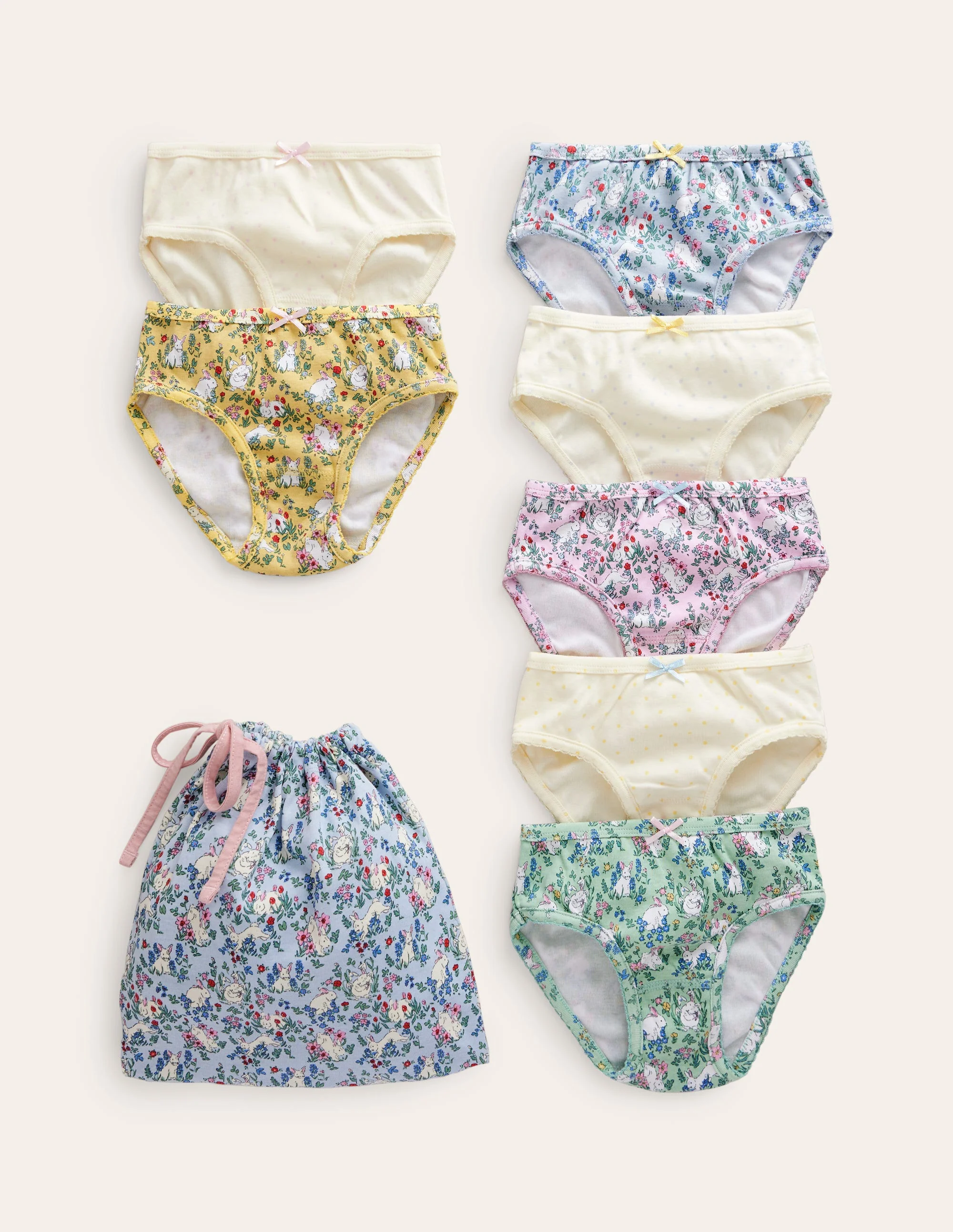 Hosen im 7er-Pack-Frühlingshäschen