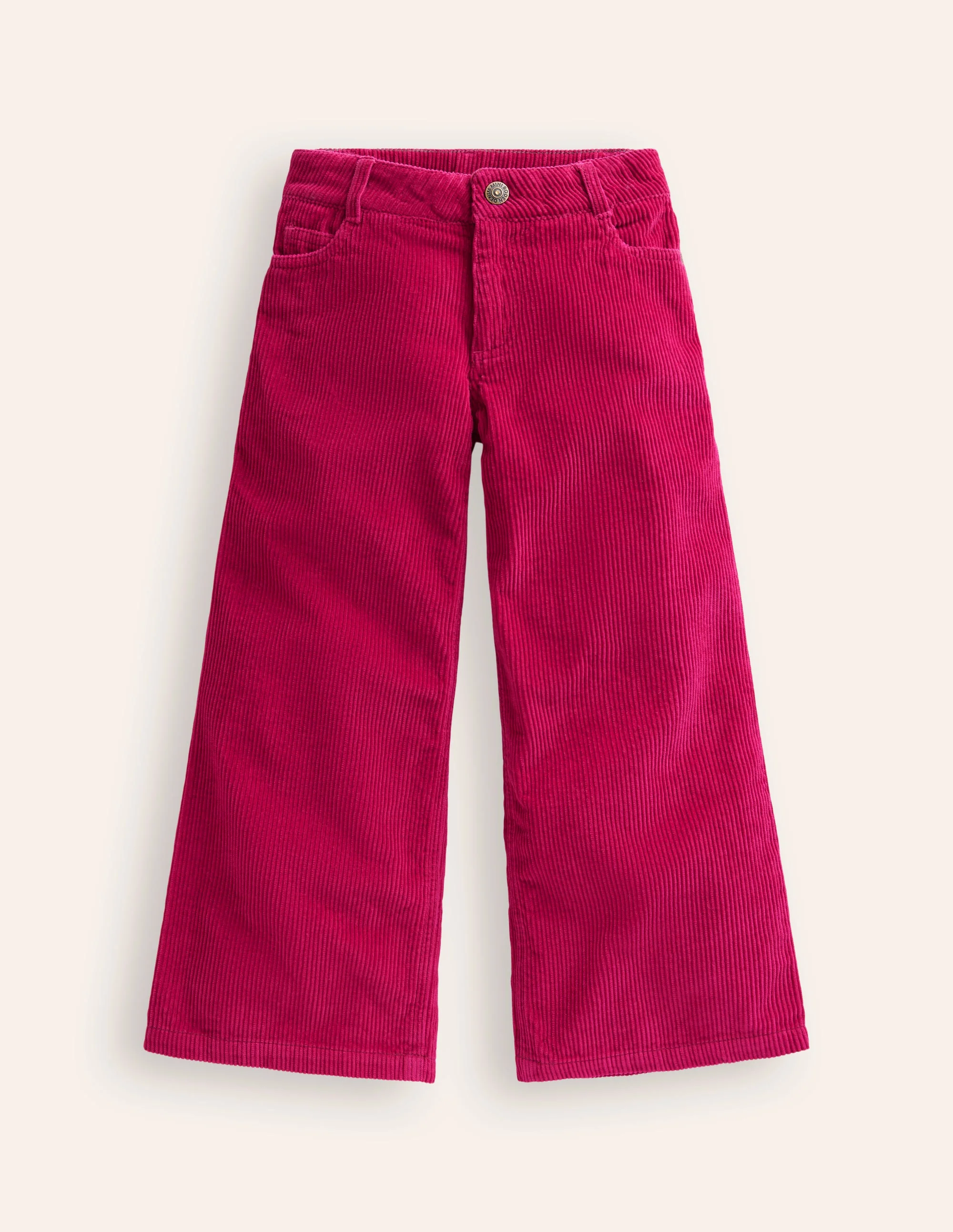 Jeans mit weitem Bein-Beatnik Red Suede