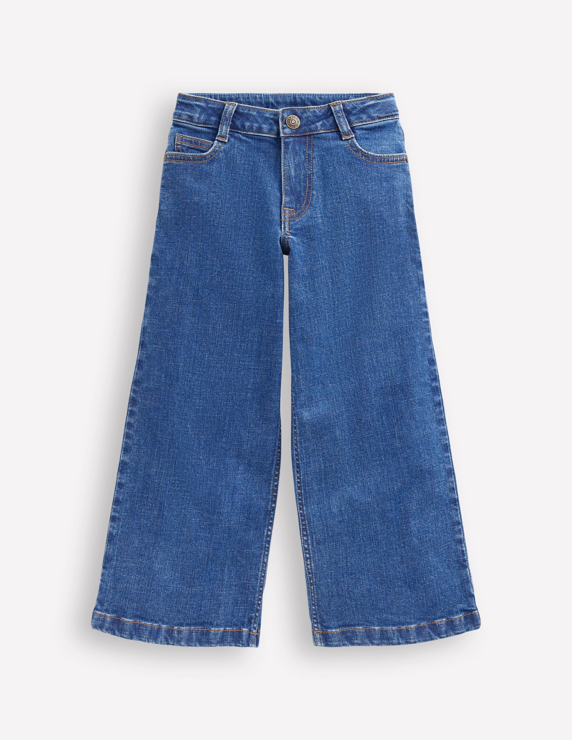 Jeans mit weitem Bein-Medium Vintage Blau