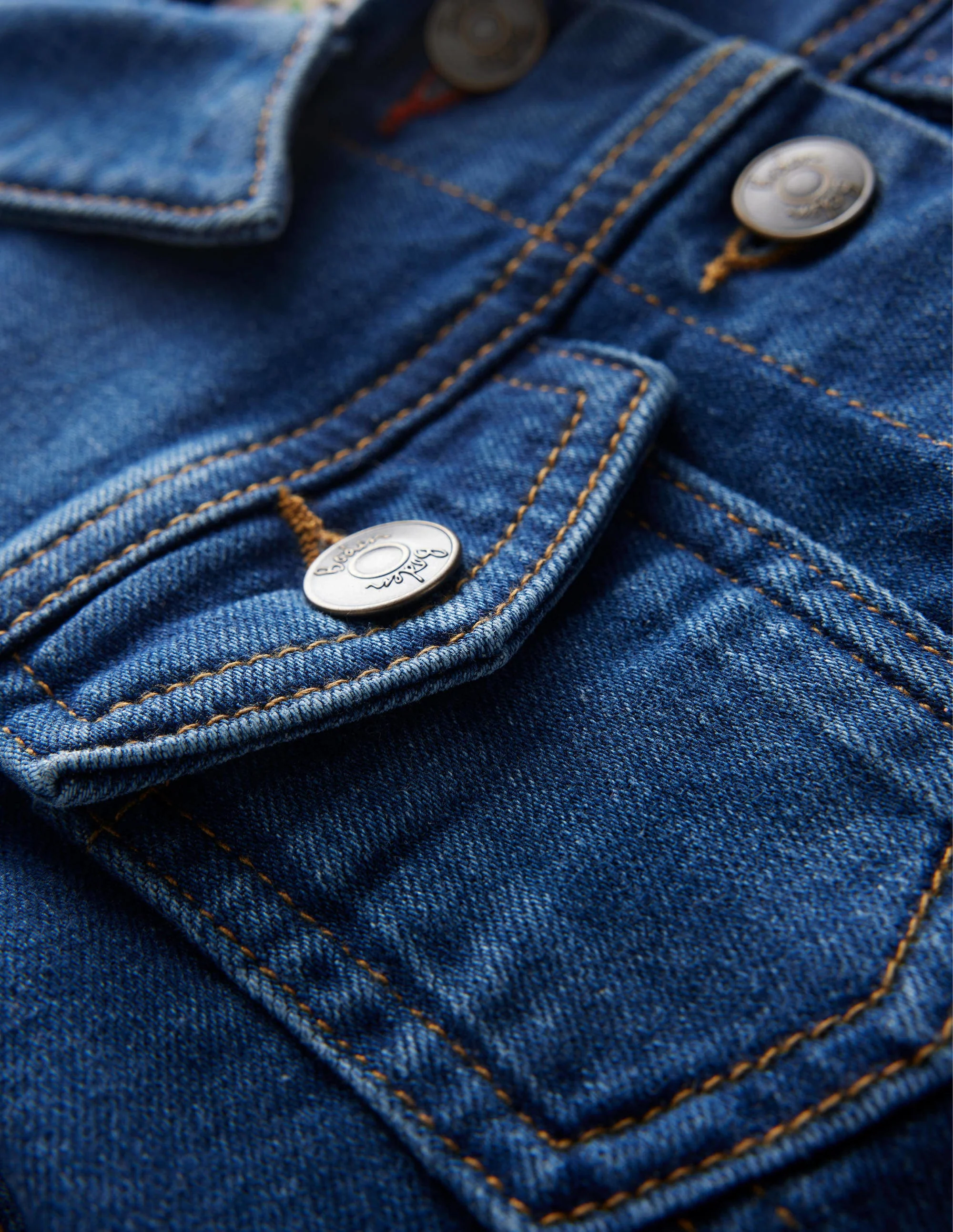Jeansjacke für den Alltag-Mittleres Vintageblau, Denim - Image 3
