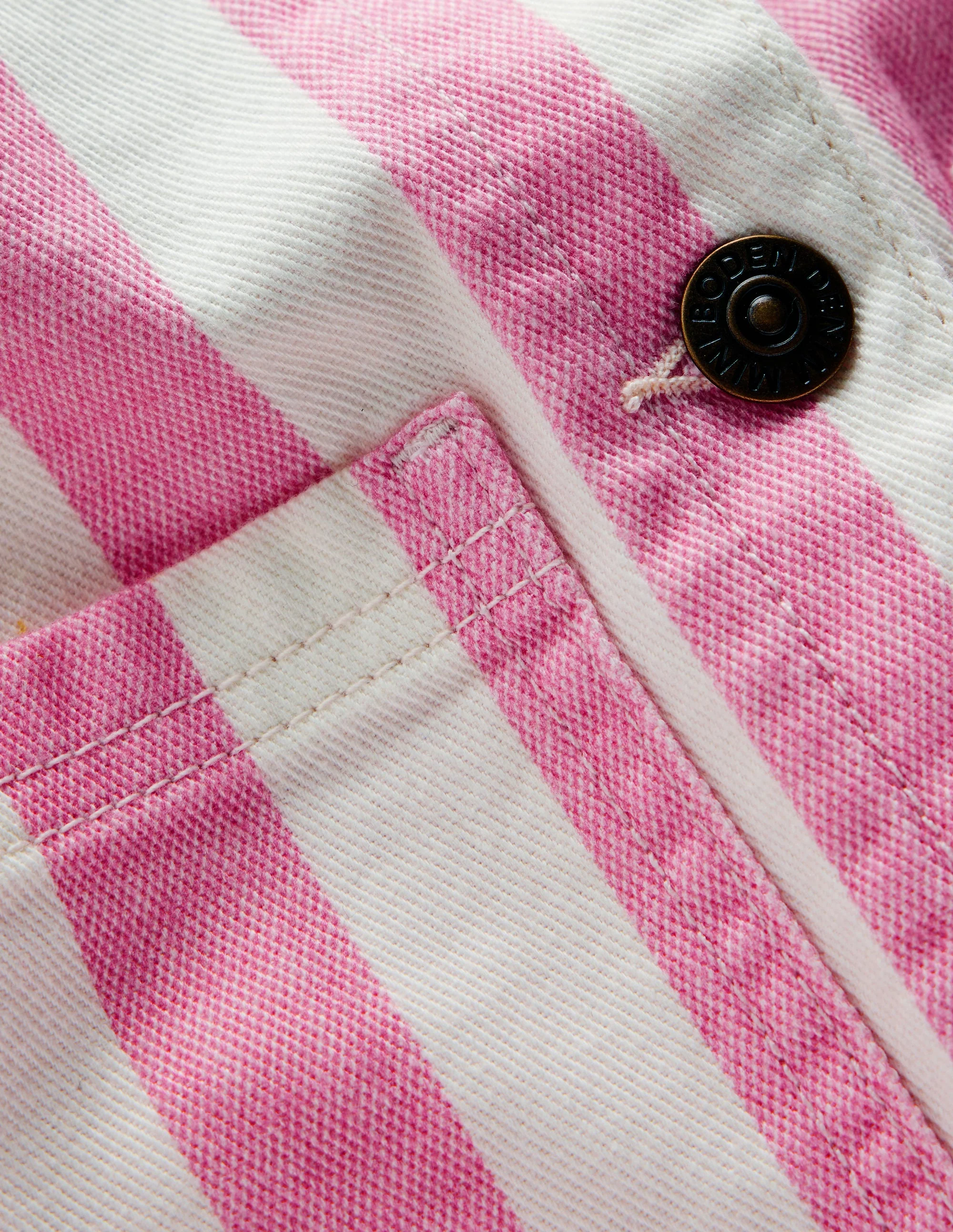 Jeansjacke-Rosa Streifen - Image 6