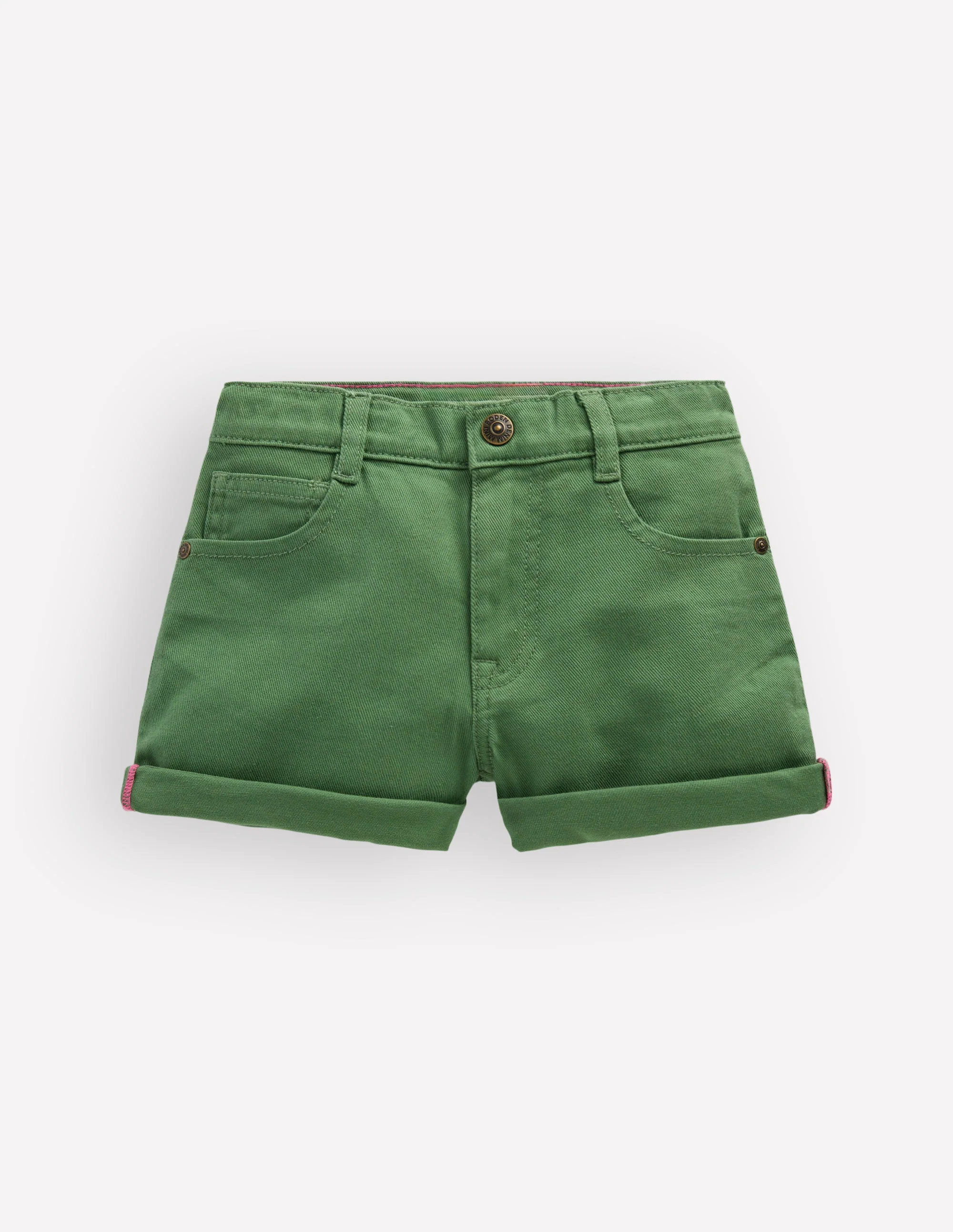 Jeansshorts-Dunkles Teichgrün