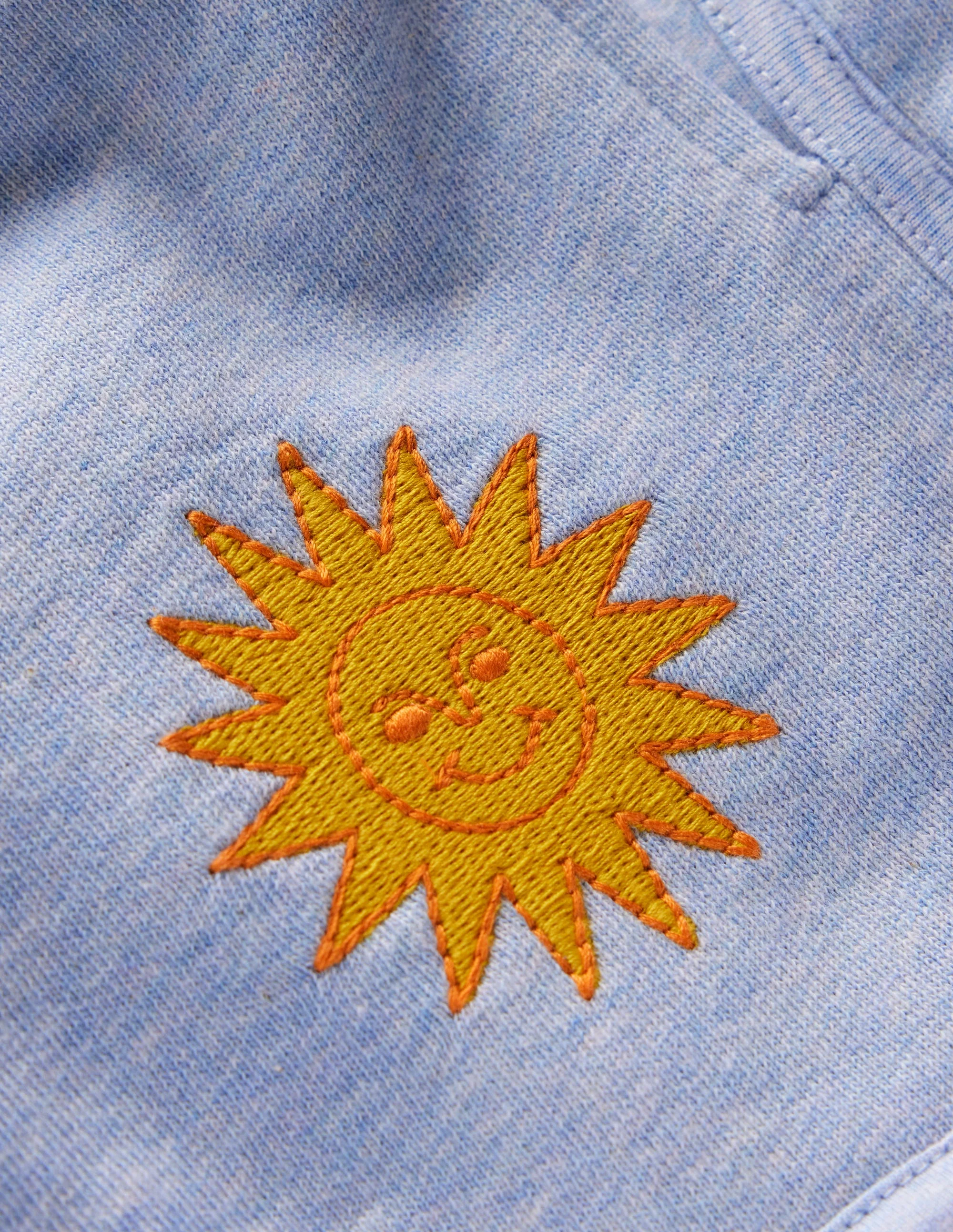 Jersey-Boxershorts-Blau, Stickerei - Image 3