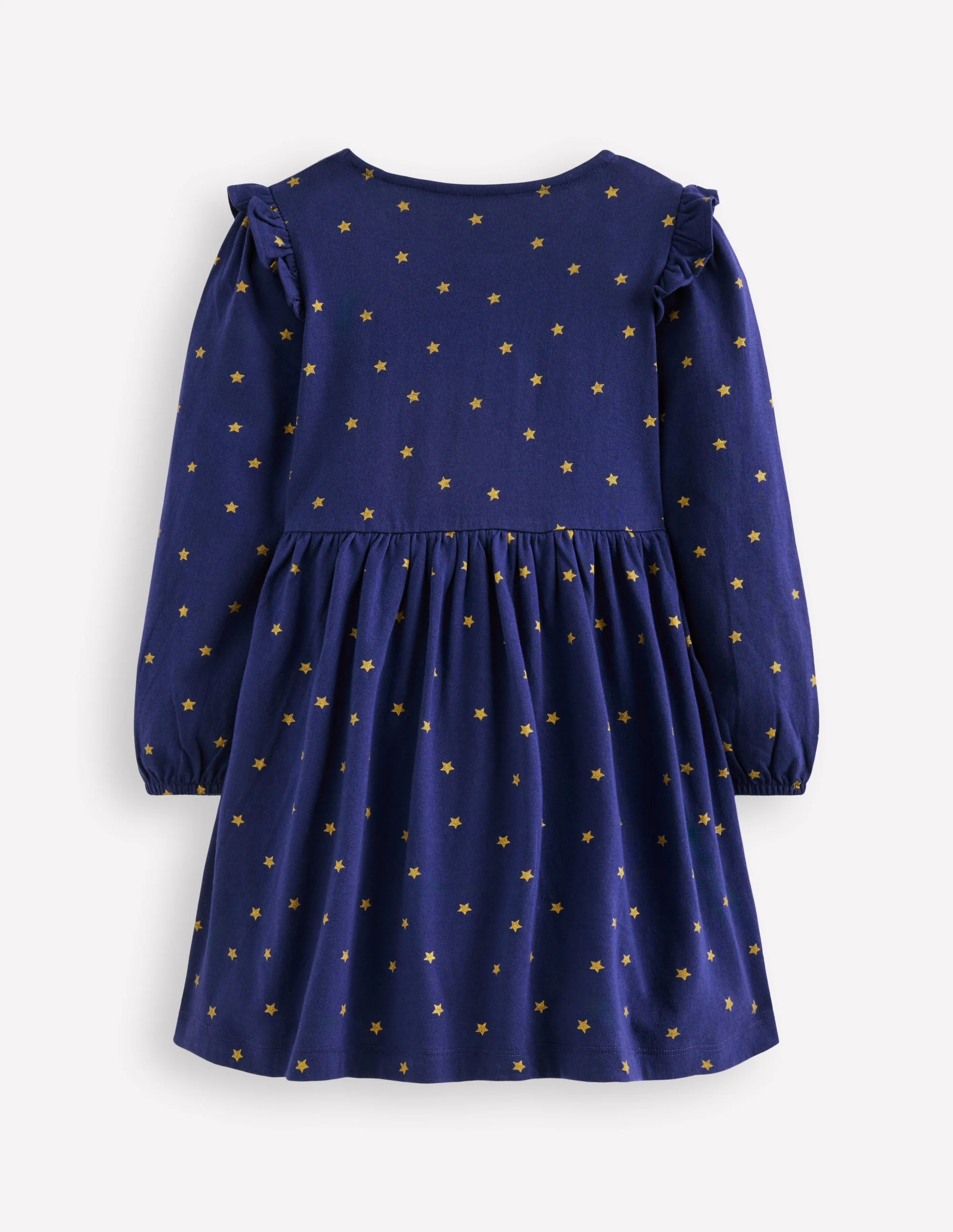 Jersey-Kleid mit Applikation-Schuluniform-Navy, Tiere - Image 2