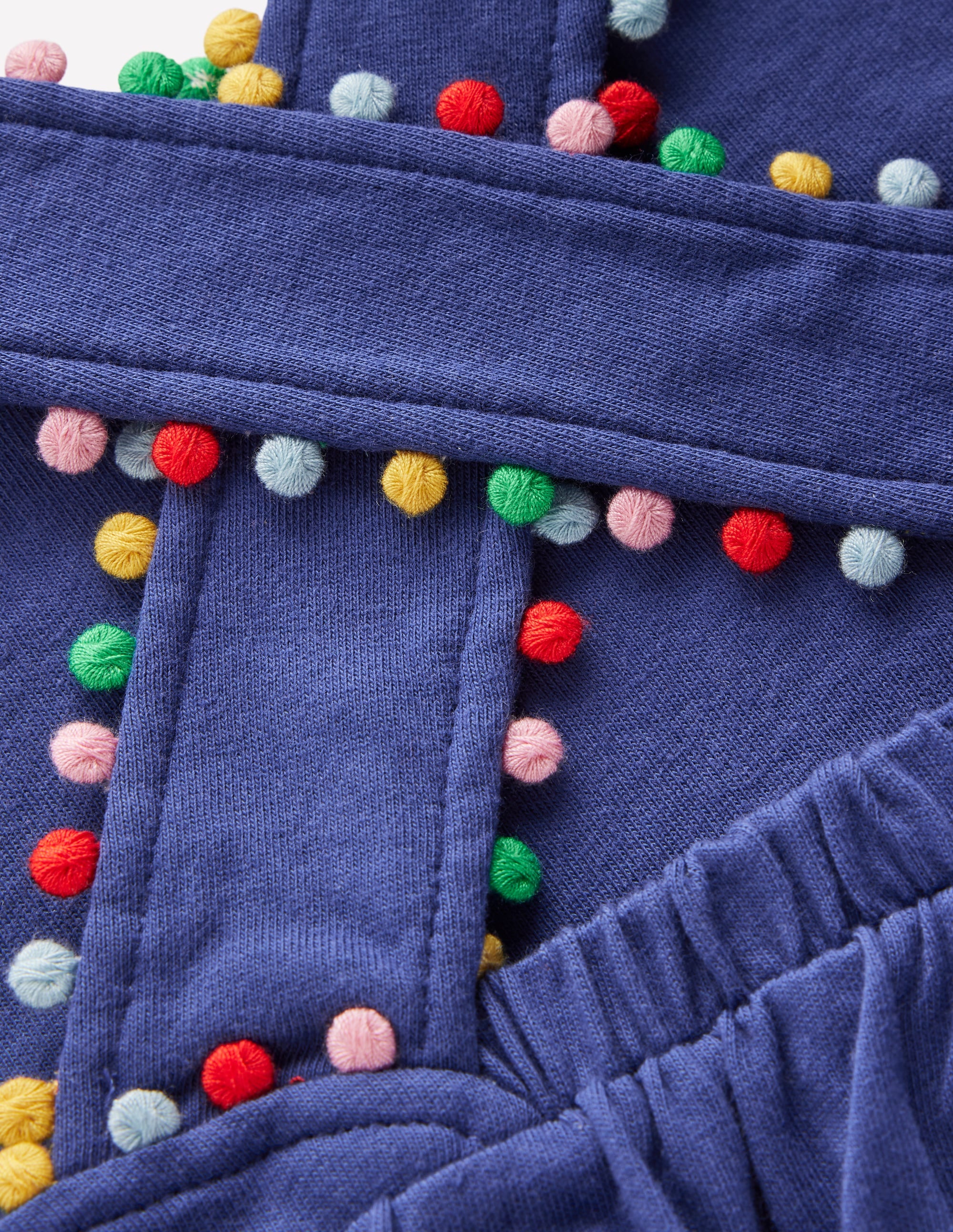 Jersey-Kleid mit gekreuzten Rückenträgern-Steuerbordblau - Image 3