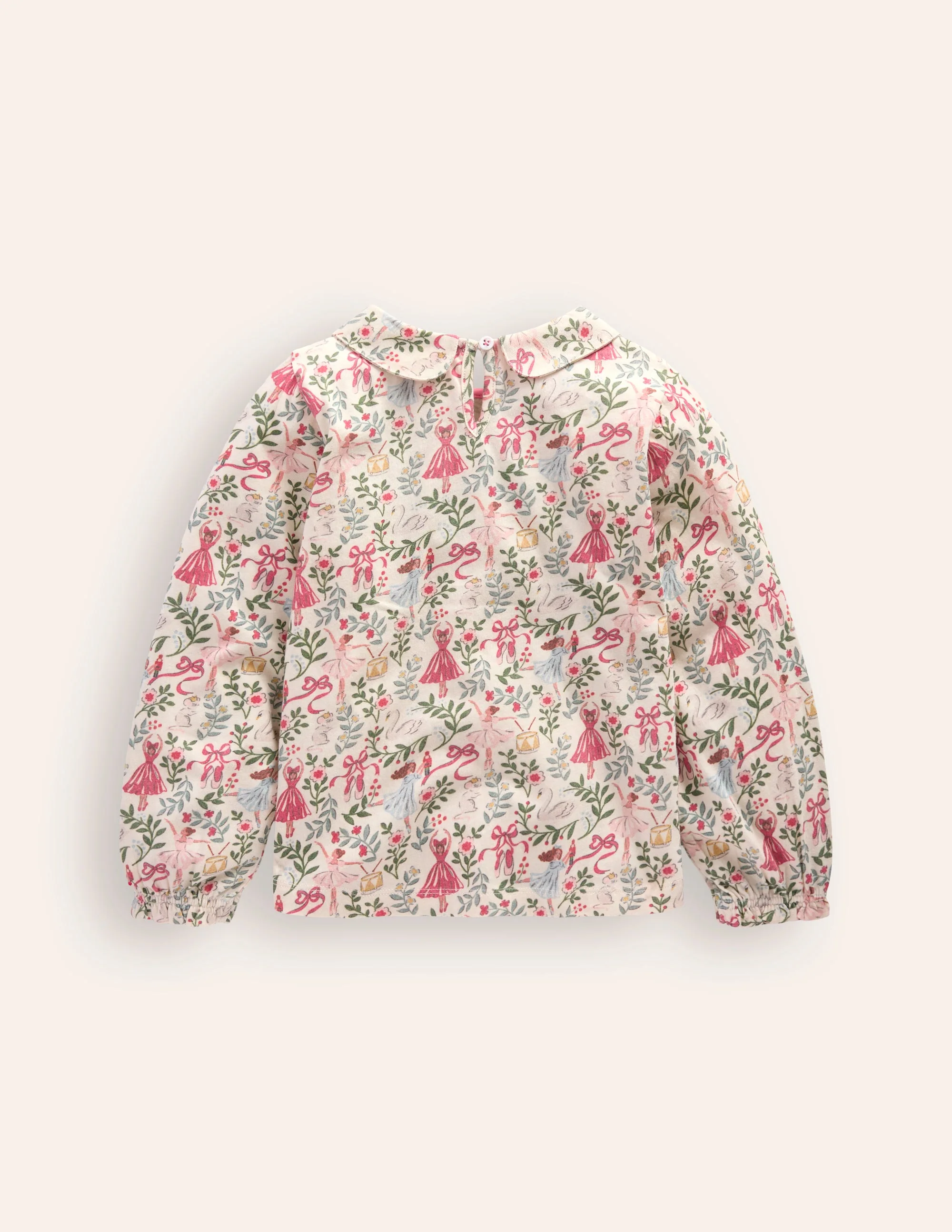 Jersey-Oberteil mit Kragen-Birds - Image 2