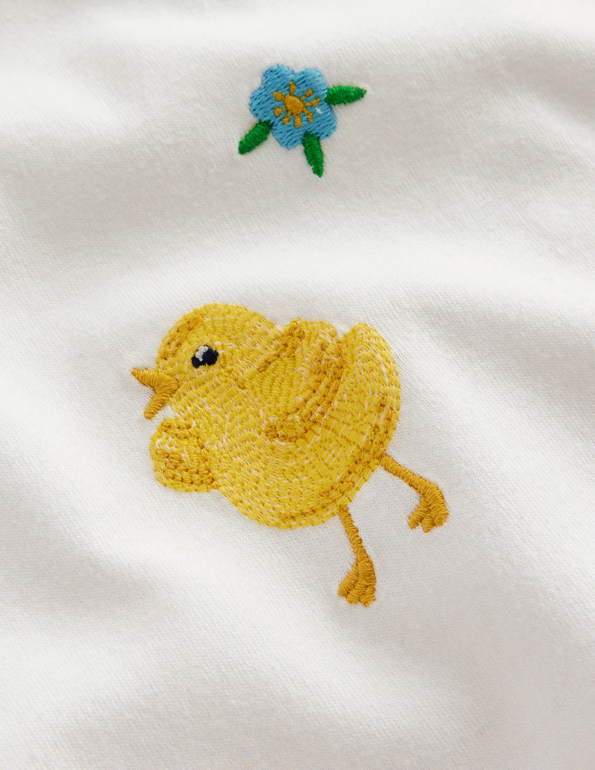 Jersey-Oberteil mit Superstitch-Naturweiß Küken - Image 3