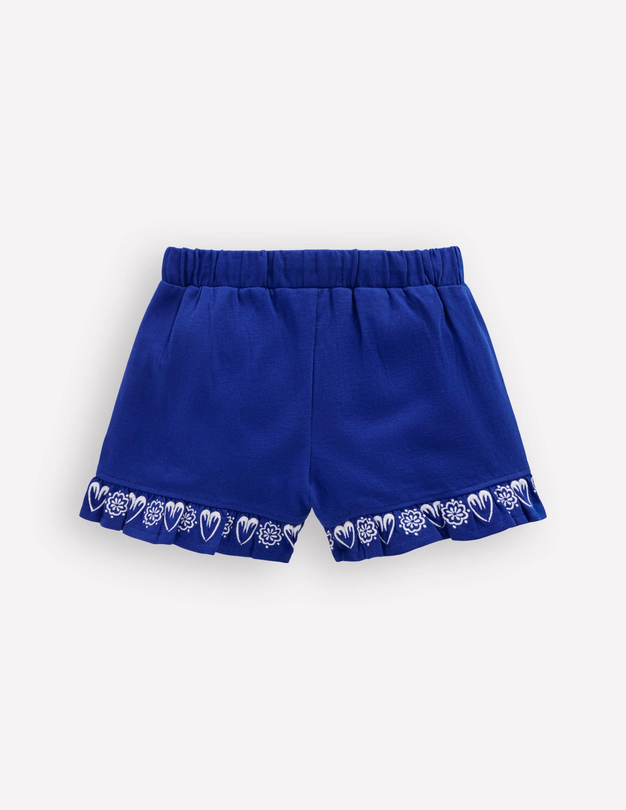 Jersey-Shorts mit Stickerei-Leuchtendes Blau Stickerei - Image 2