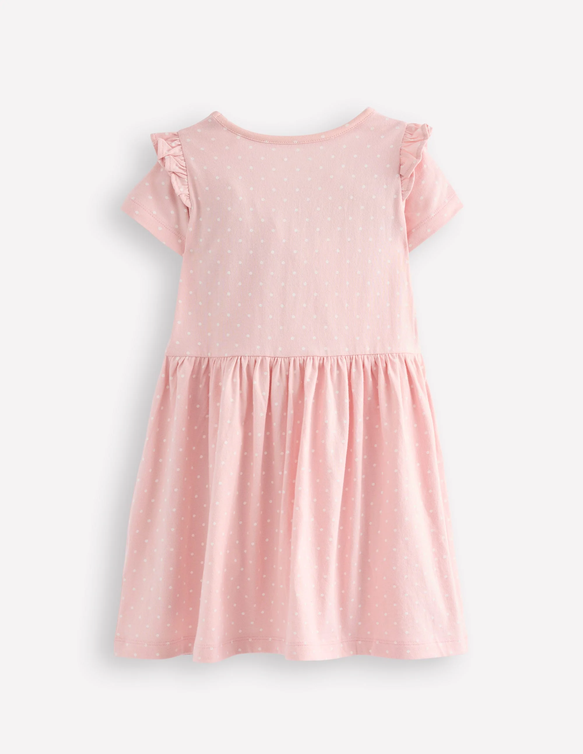 Jerseykleid mit Applikation-Kreiderosa Eiscreme - Image 2