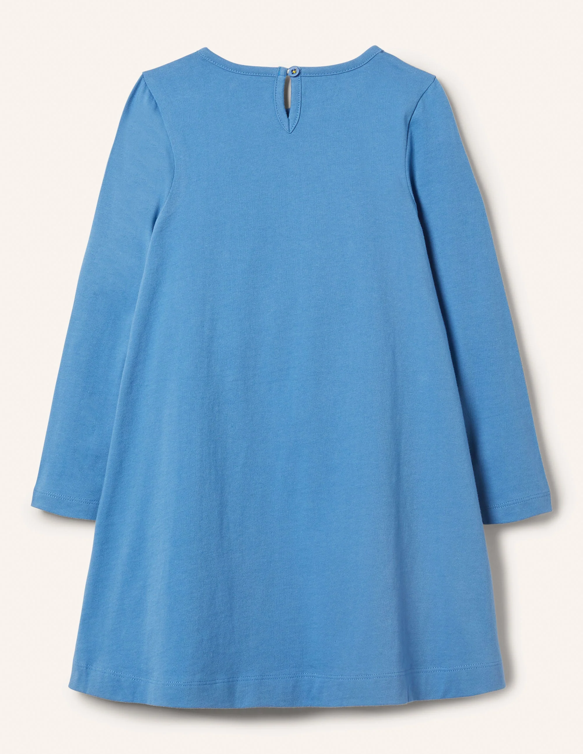 Jerseykleid mit großer Applikation-Elisabethanisches Blau, Pferd - Image 2