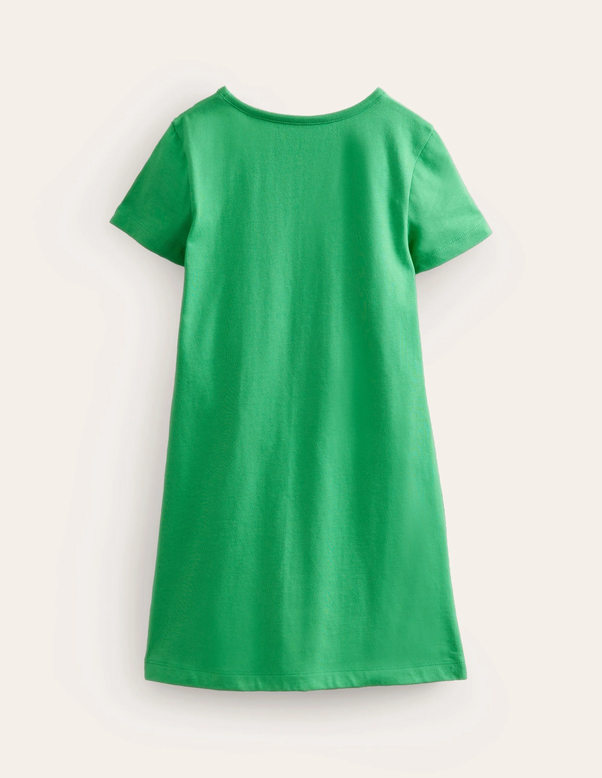 Jerseykleid mit großer Applikation-Erbsengrün/Vanilleschote Hund - Image 2