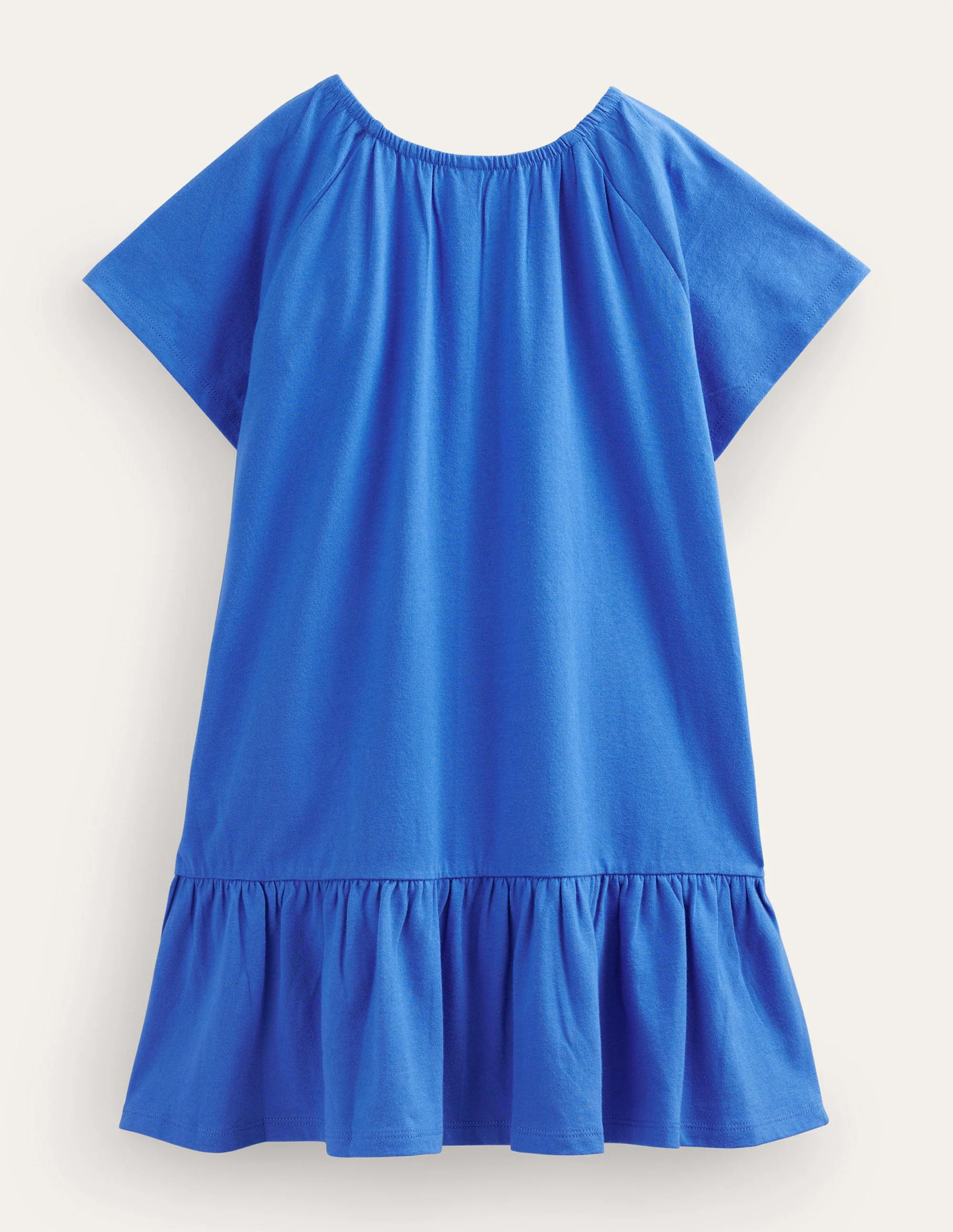 Jerseykleid mit lockerer Taille-Karibikblau - Image 2