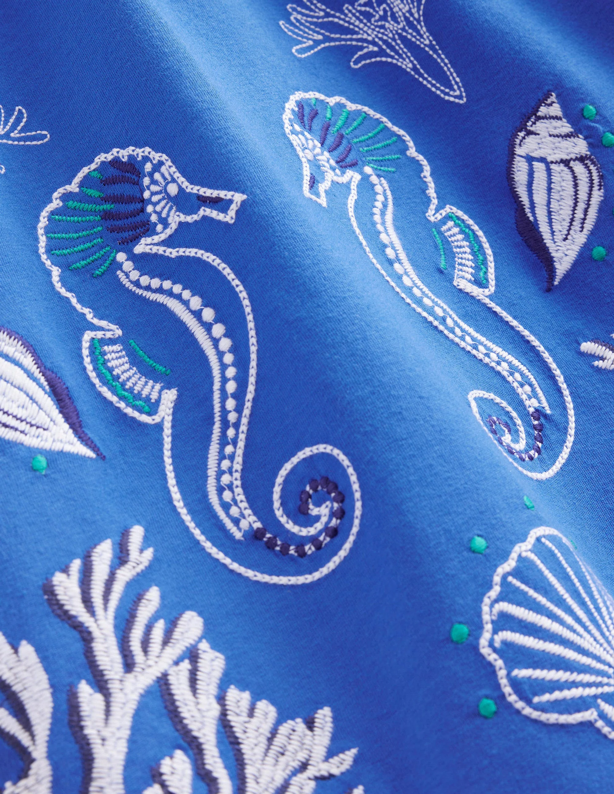 Jerseykleid mit lockerer Taille-Karibikblau - Image 3