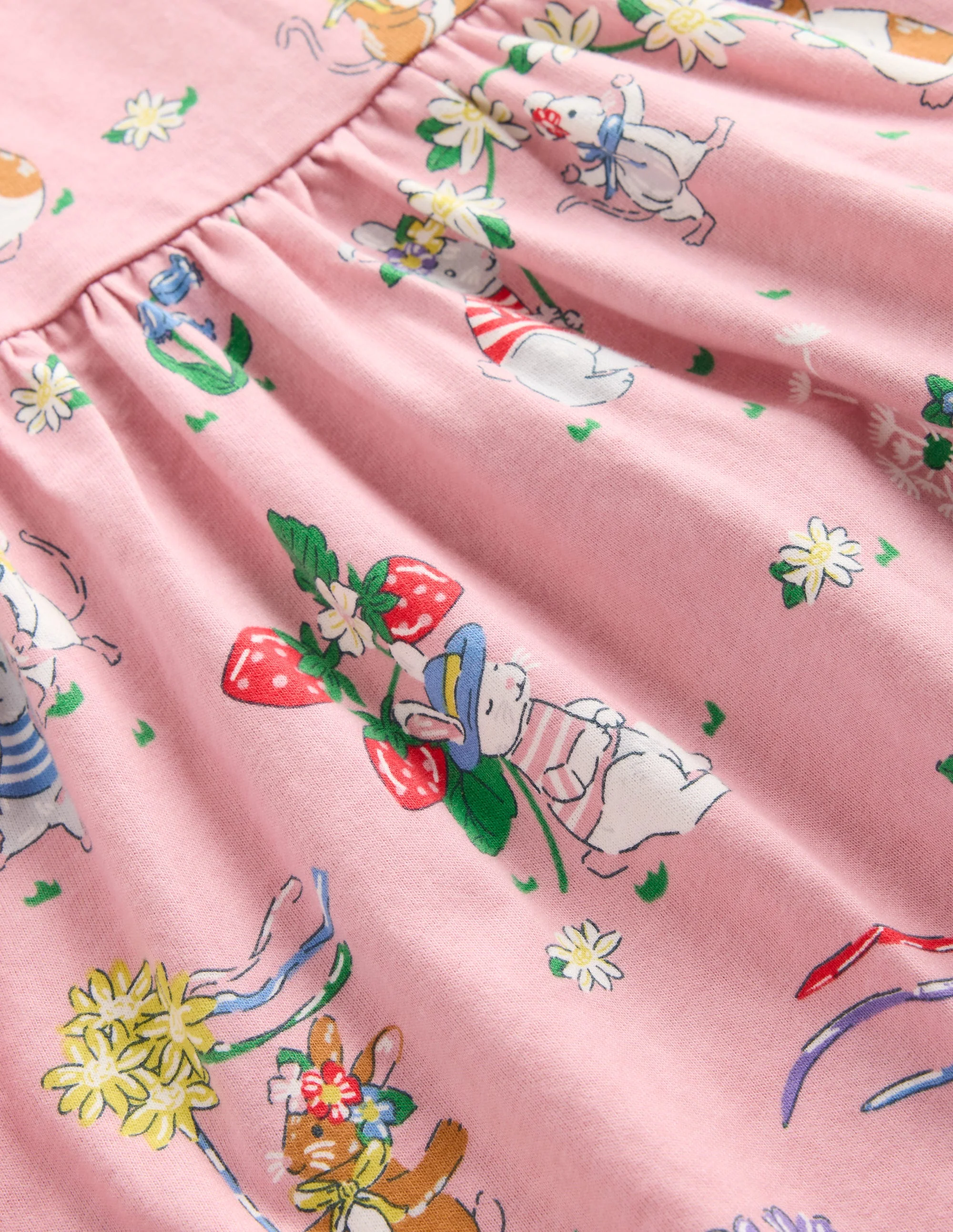 Jerseykleid mit Peter-Pan-Kragen-Vintage-Rosa Maitag - Image 3