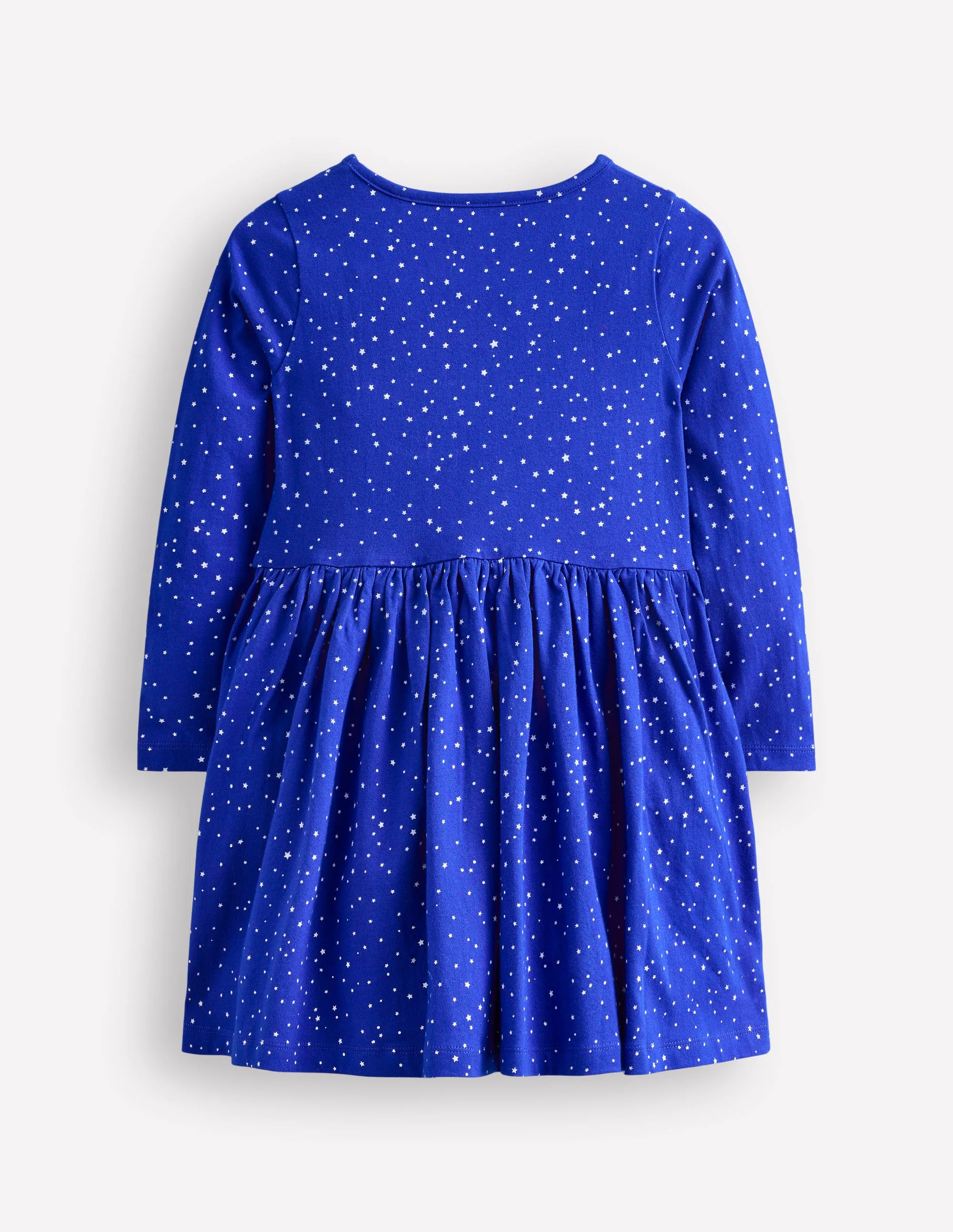 Jerseykleid mit Saumapplikation-Sanftes Steuerbordblau Weihnachten - Image 5