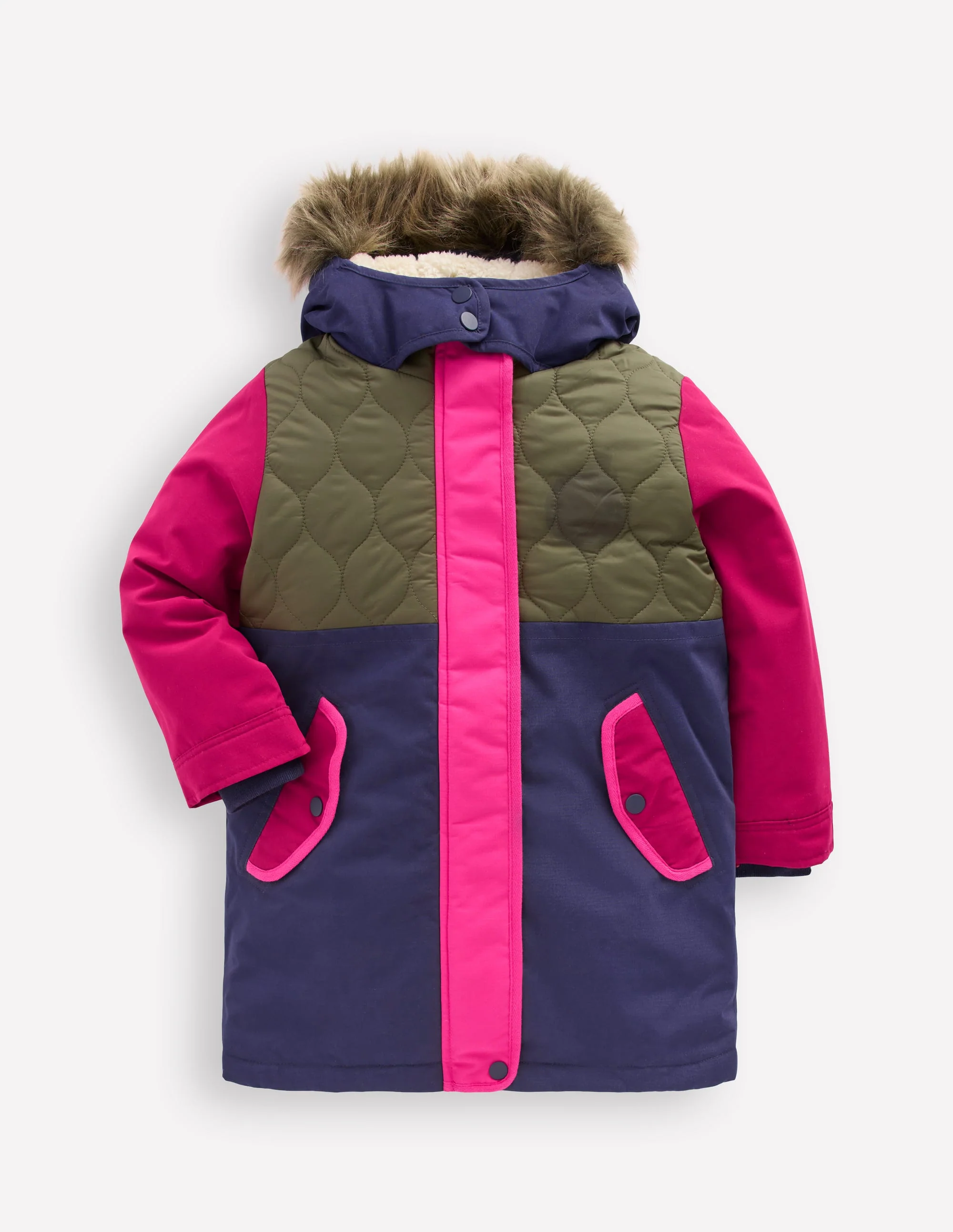 Joni Gesteppter Parka-Bunt