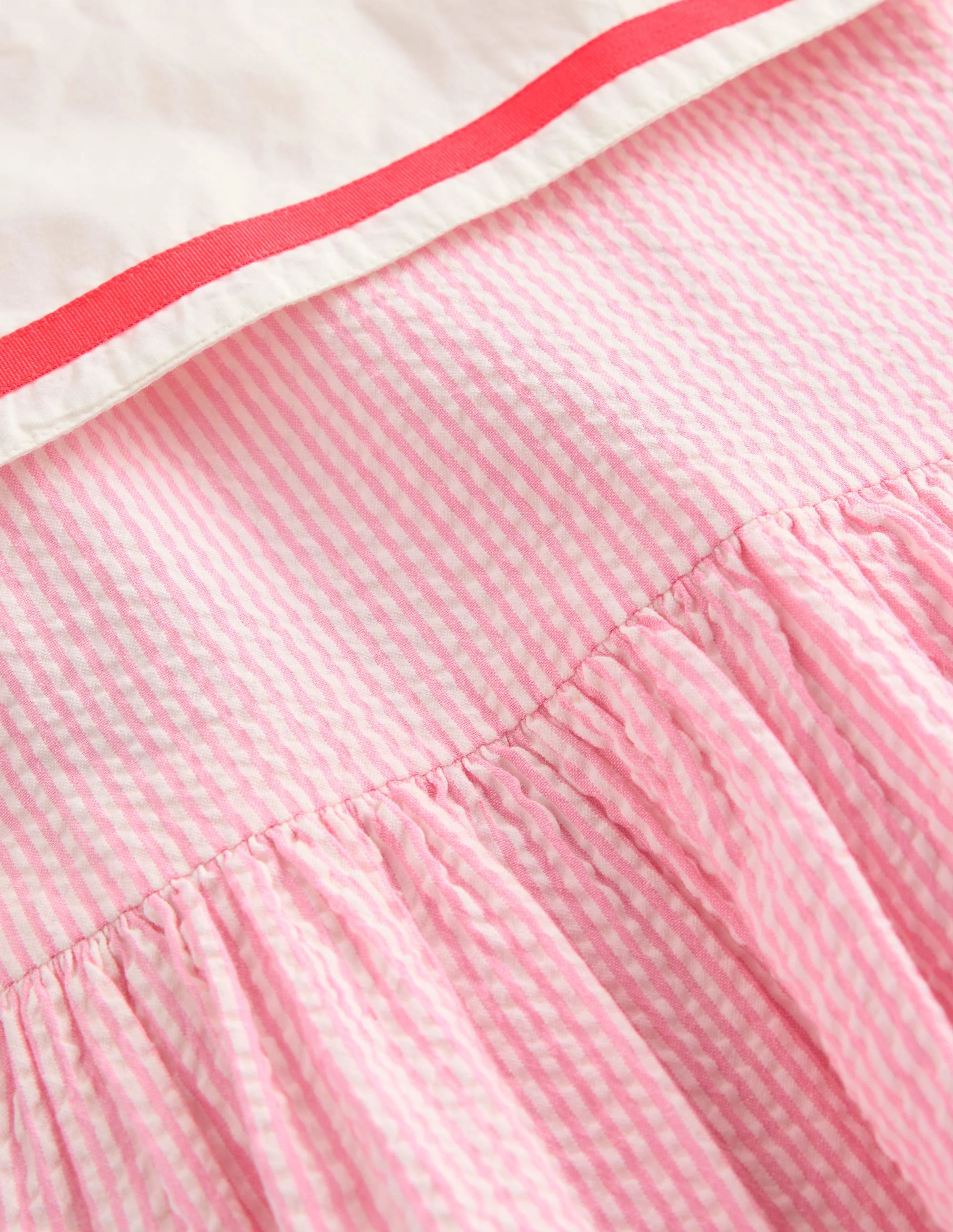 Klassisches Matrosenkleid-Rosa Drillich - Image 3