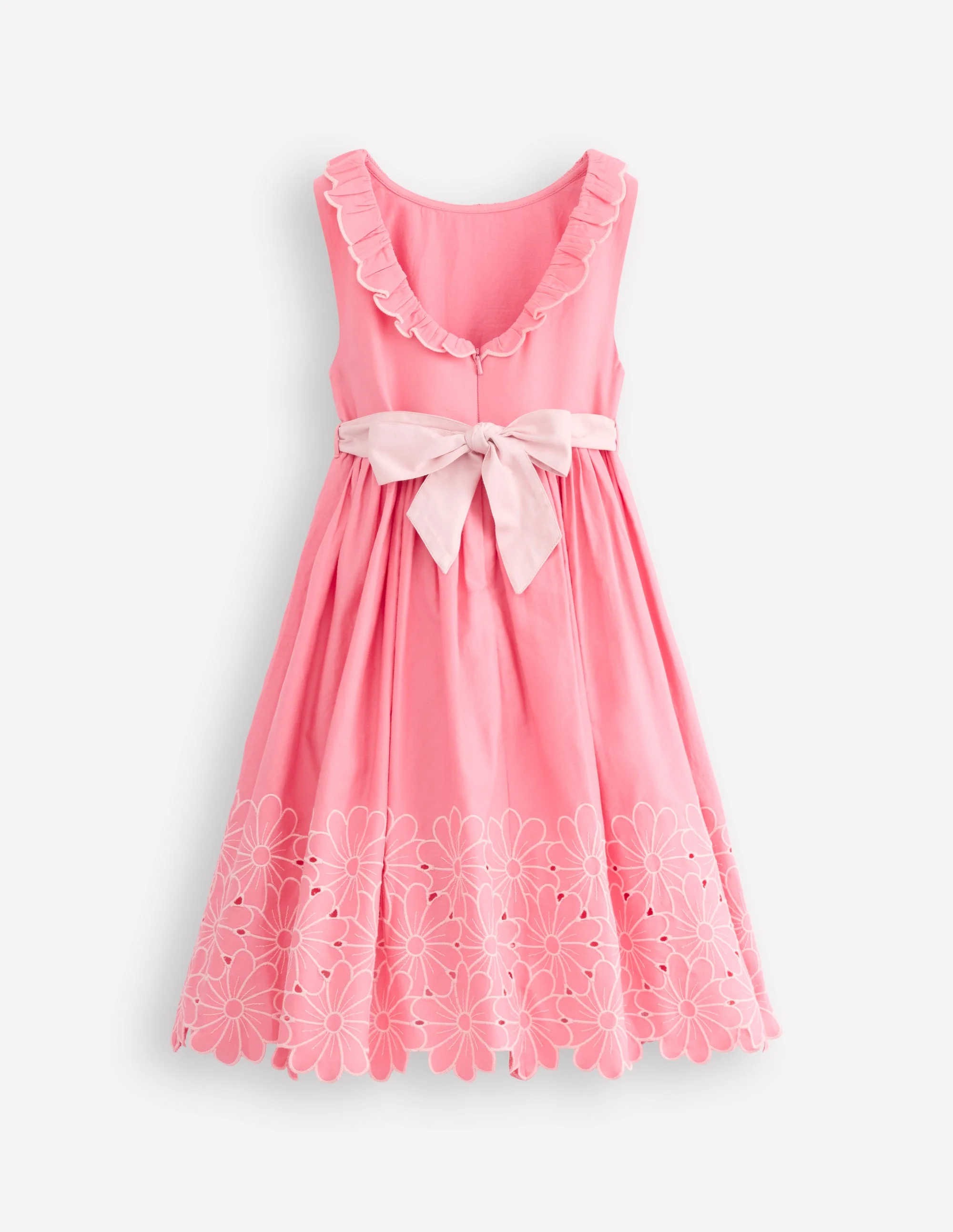 Kleid für besondere Anlässe mit Blumensaum-Lachsrosa - Image 2