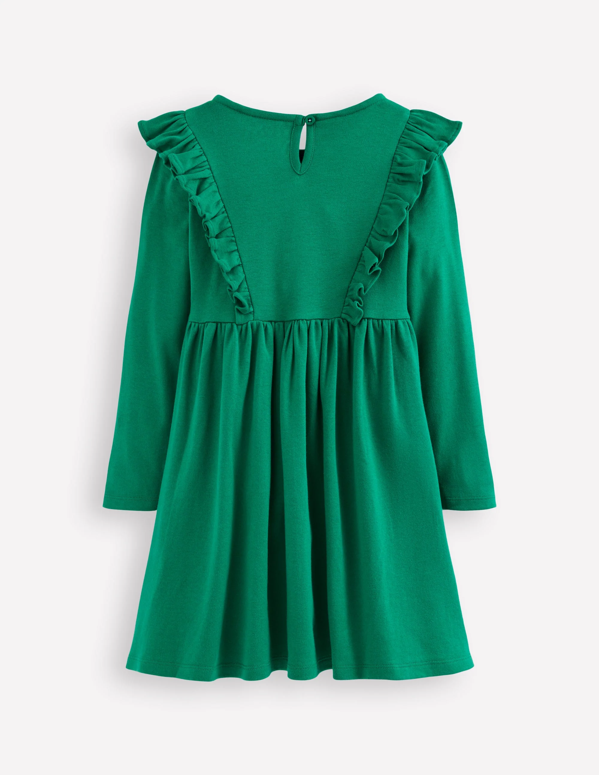 Kleid mit besticktem Oberteil-Juwelgrün - Image 2