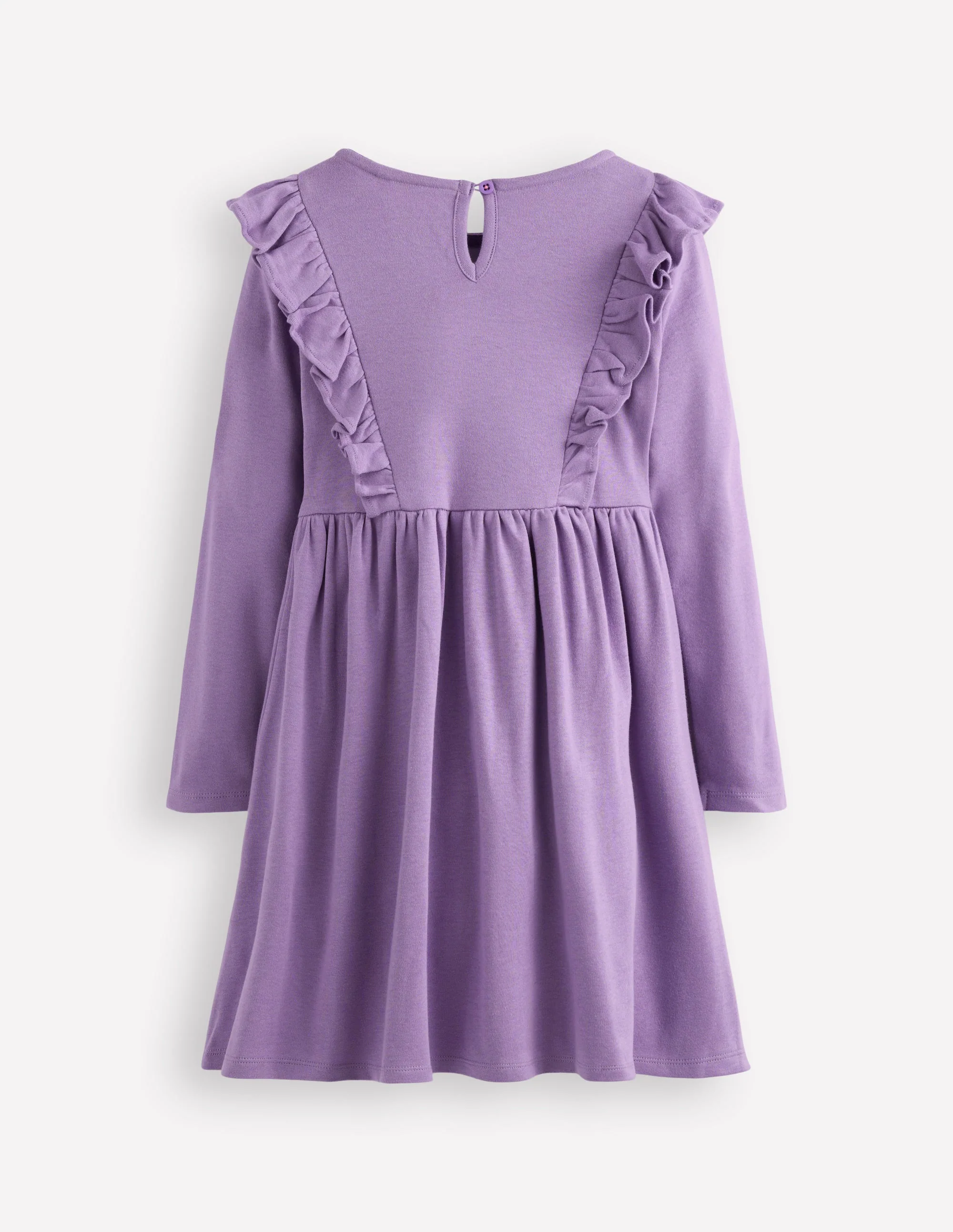 Kleid mit besticktem Oberteil-Traubenlila - Image 2