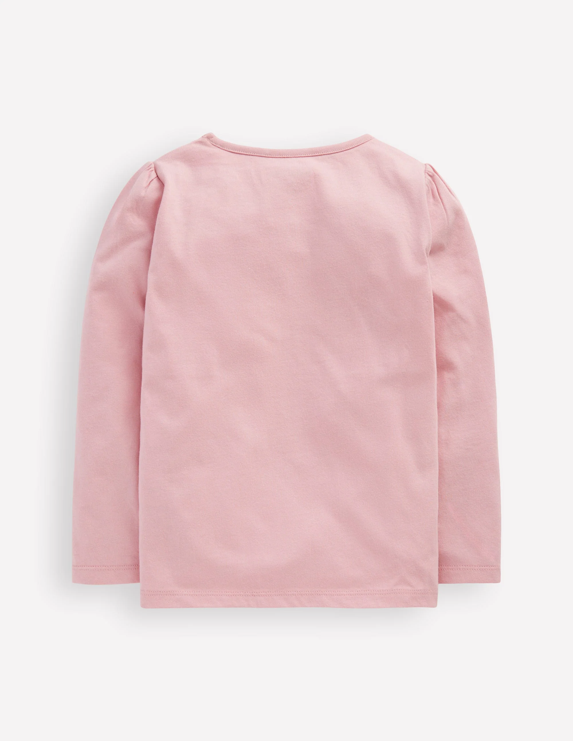 Kleid mit Puffärmeln und Applikation-Vintage-Rosa Weihnachtshase - Image 2