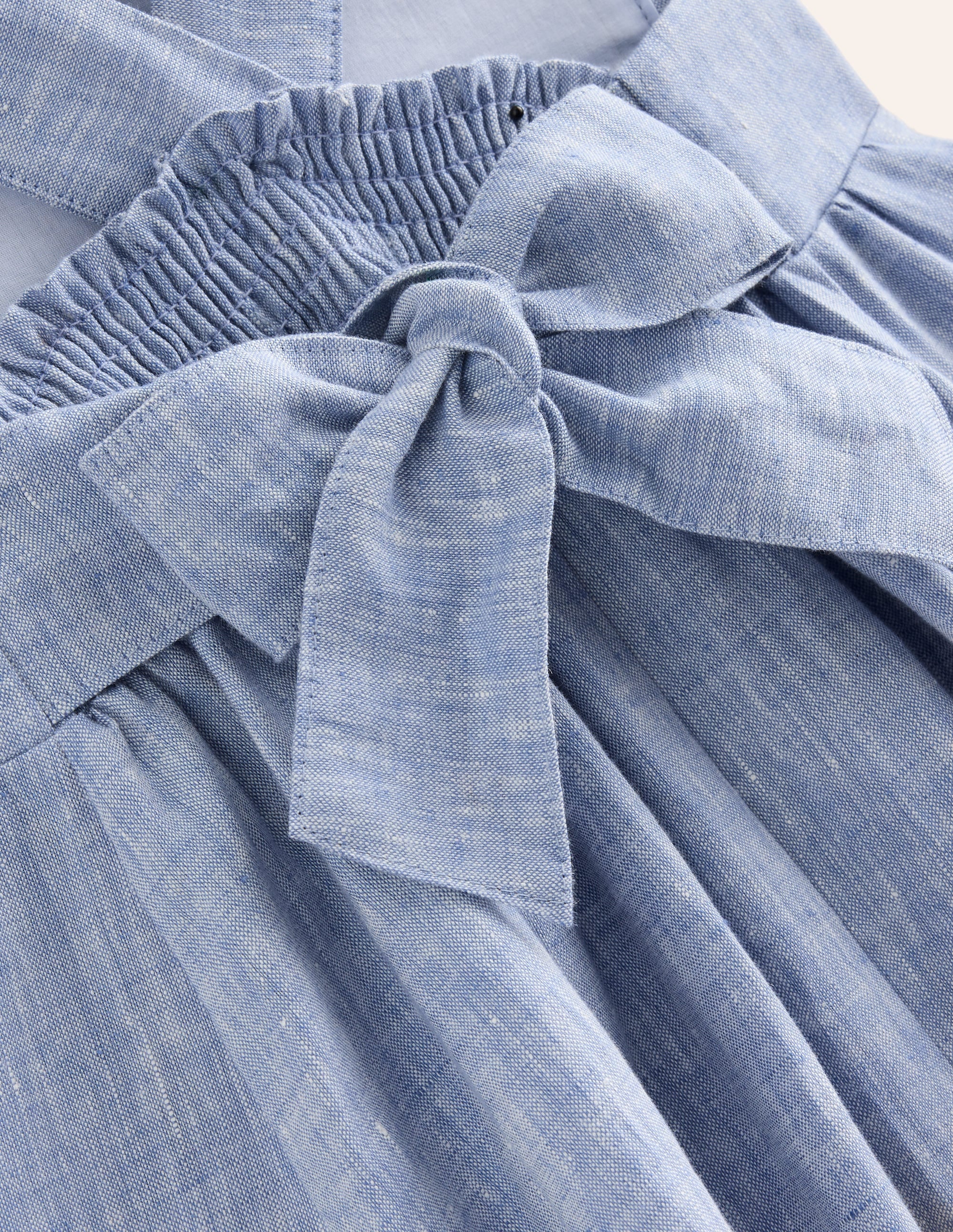 Kleid mit Schleife am Rücken-Fil à Fil Streifen - Image 6