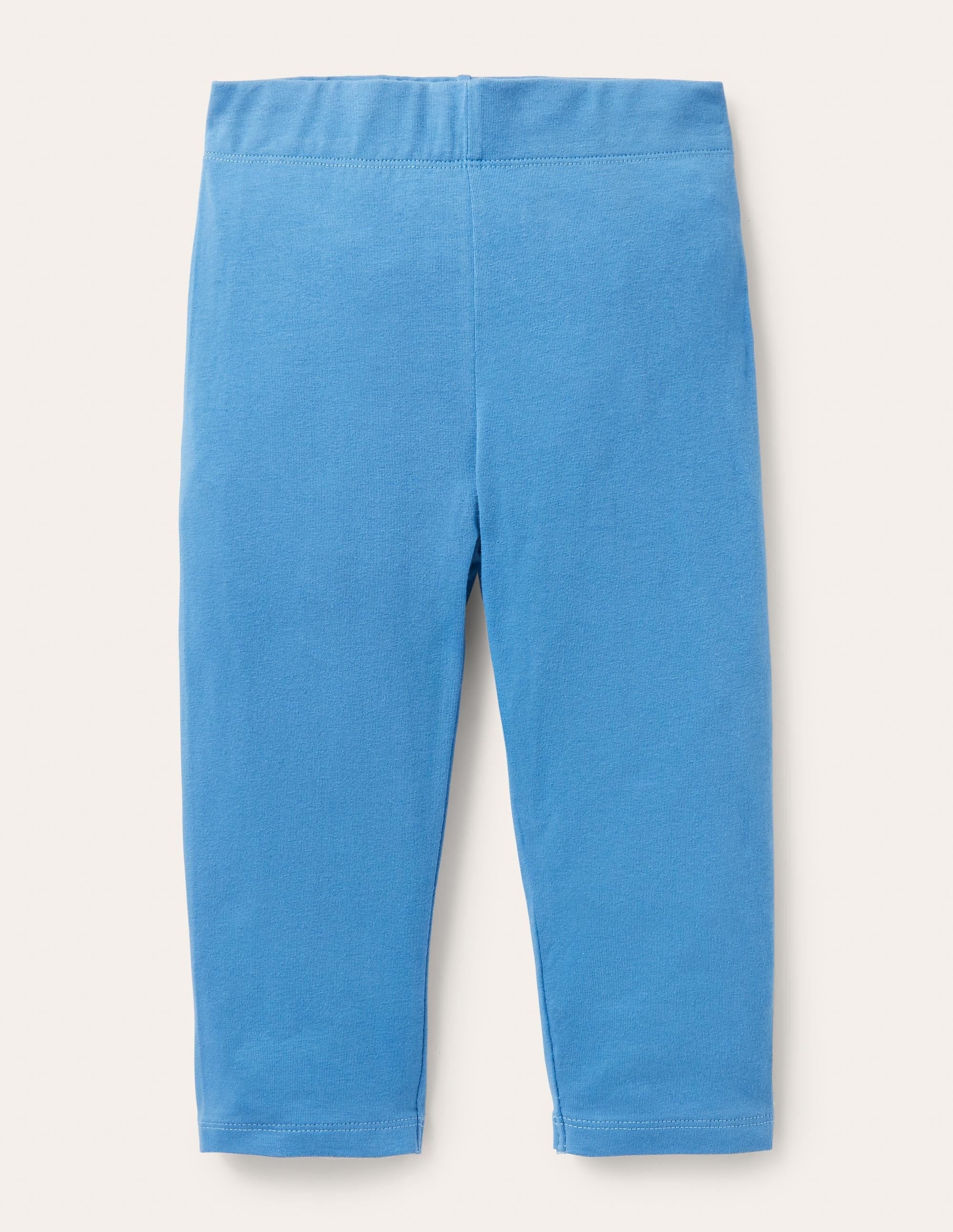 Kurz geschnittene einfarbige Leggings-Elisabethanisches Blau