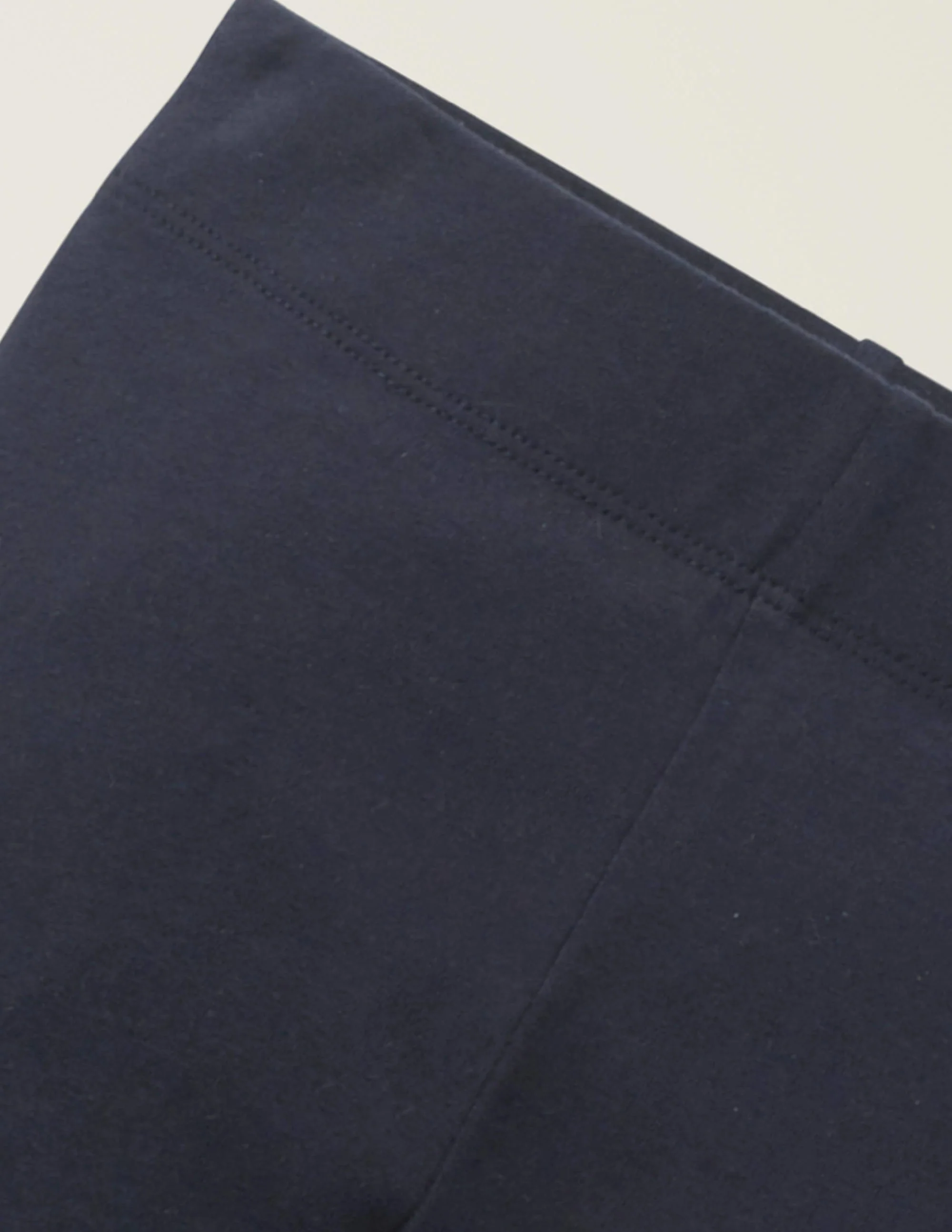 Kurz geschnittene einfarbige Leggings-Segelblau - Image 3