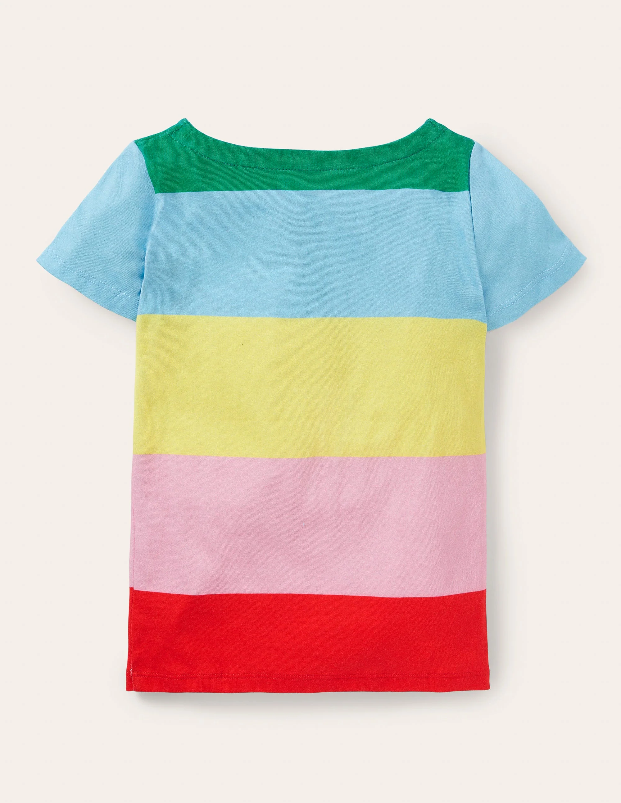 Kurzärmliges Bretonshirt-Bunt, Gestreift - Image 2