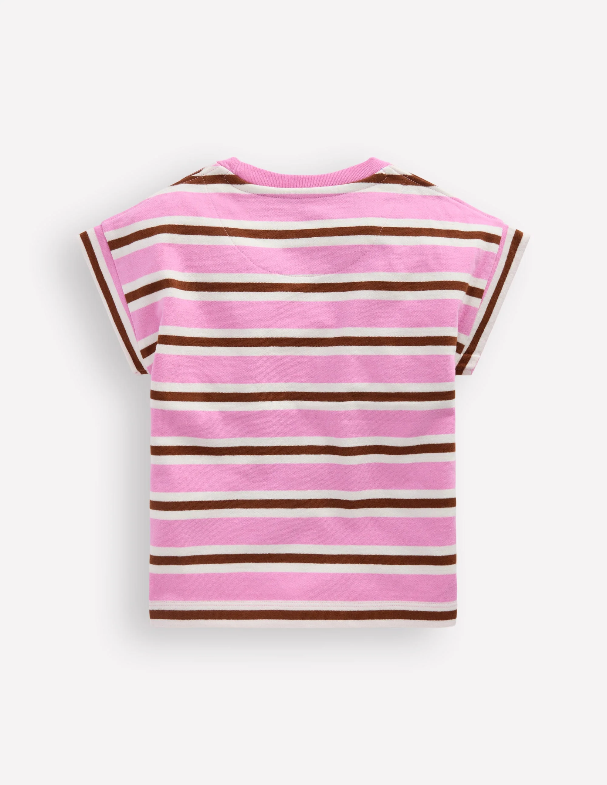 Kurzärmliges Sweatshirt-Wasserlilie Rosa/Rotbraun - Image 2