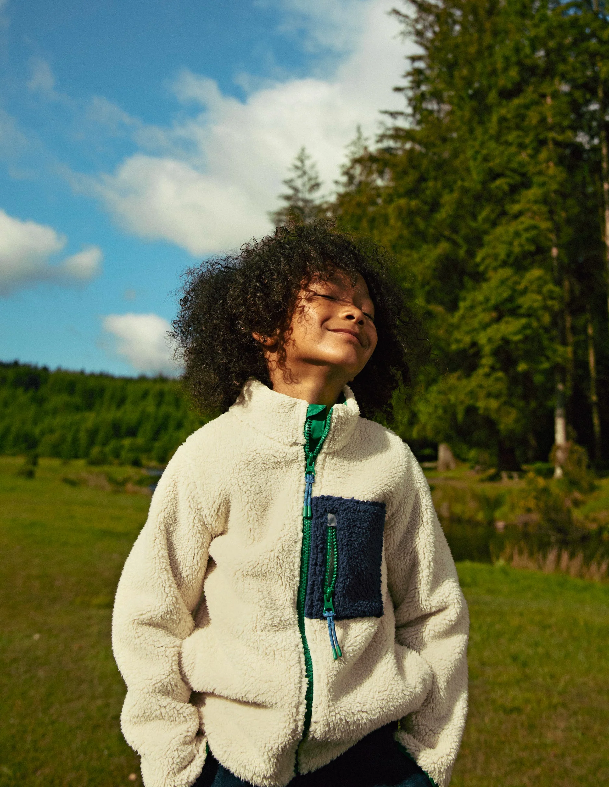 Kuschelige, winddichte Fleecejacke-Natürliches Sherpa - Image 6