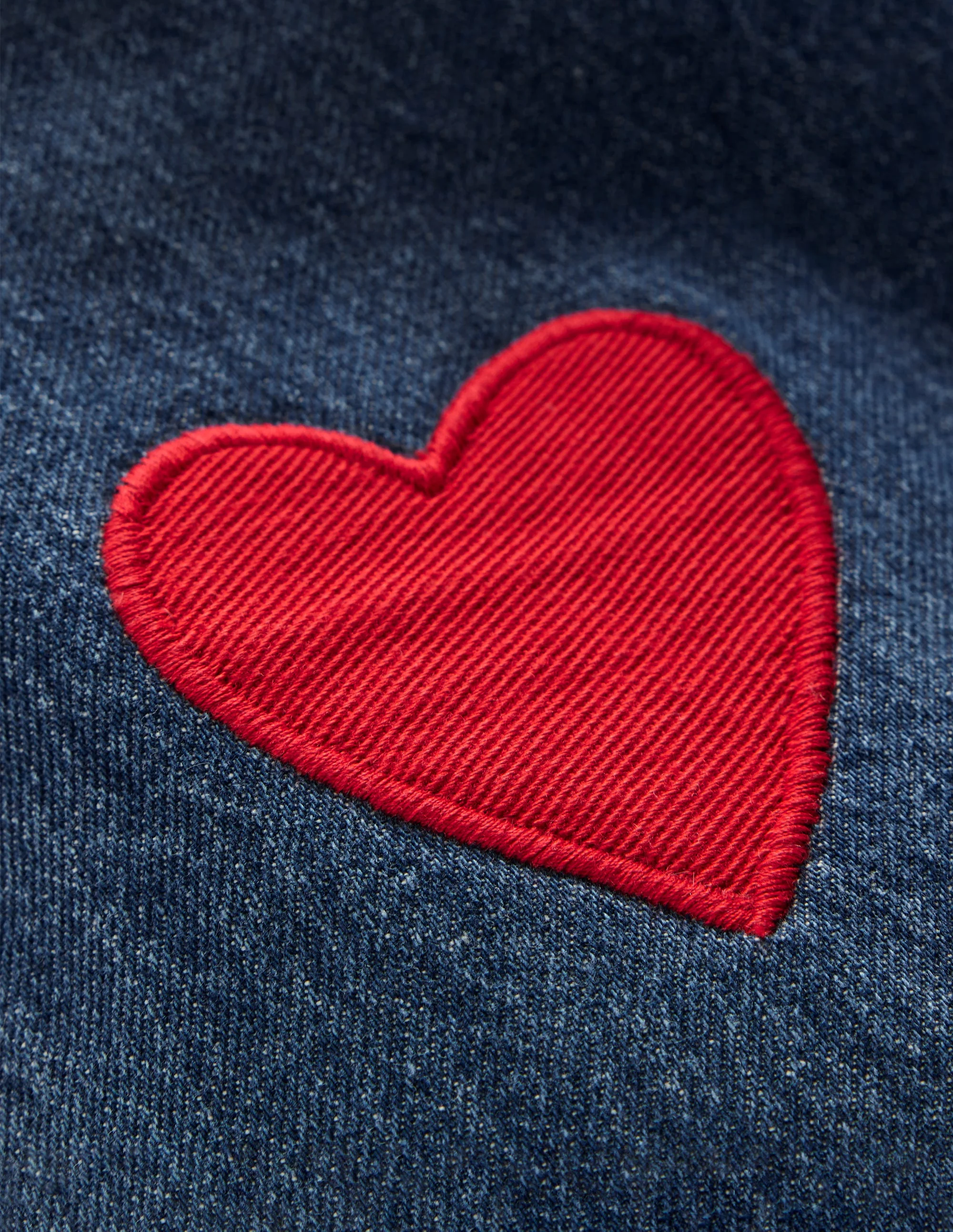 Lässige Jeans-Medium Vintage Applikation - Image 7