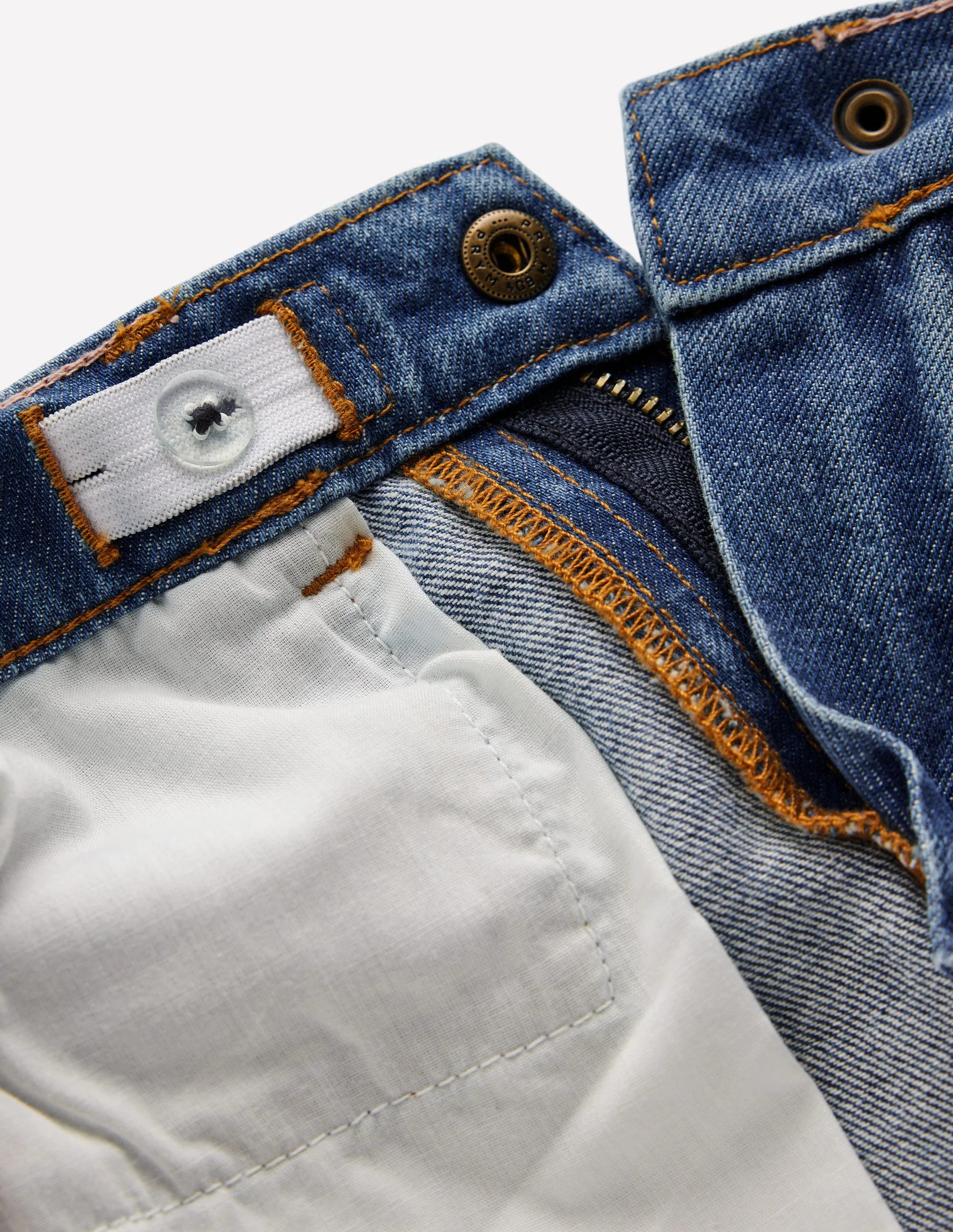 Lässige Jeans-Medium Vintage Applikation - Image 8